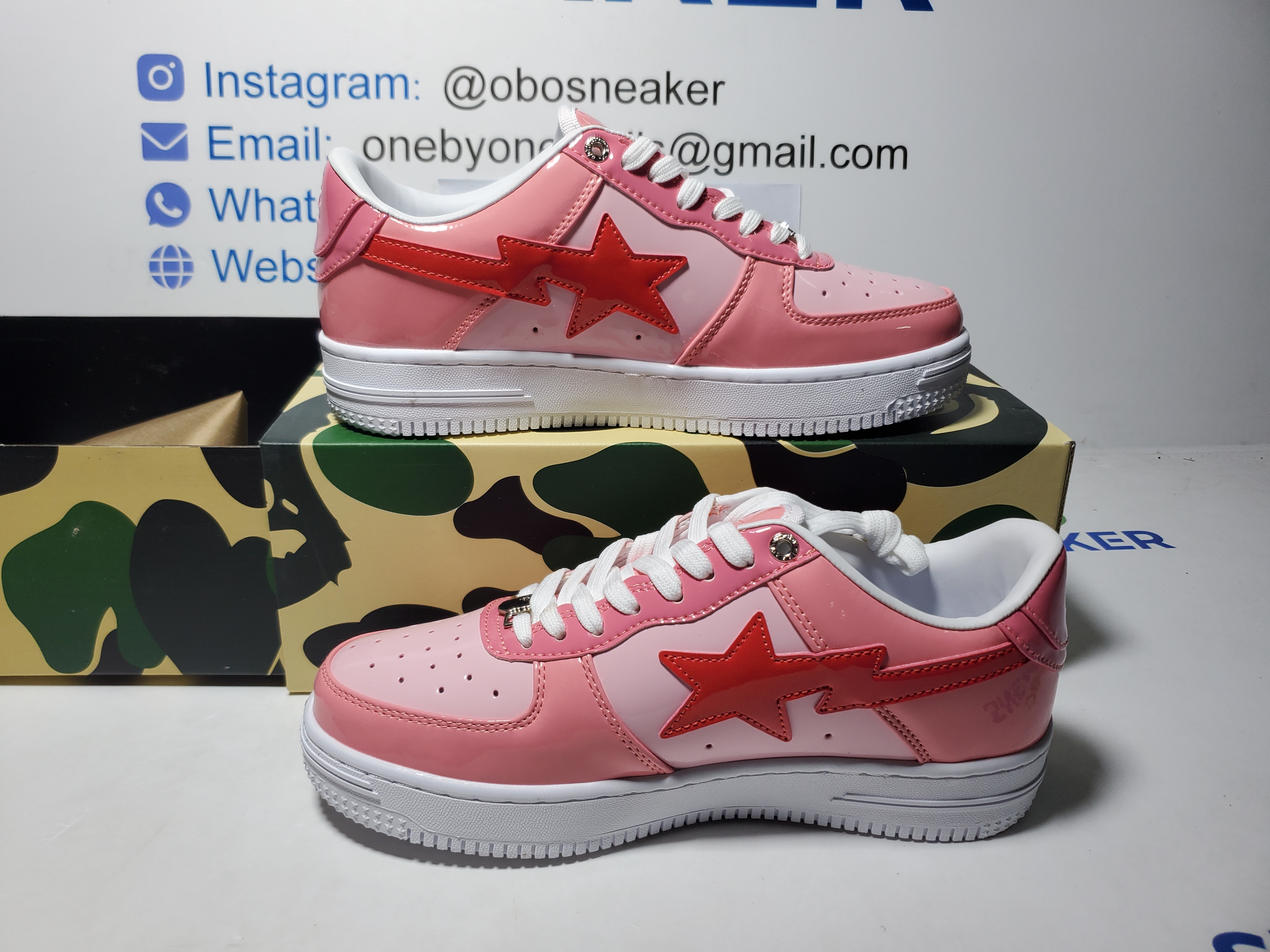 A Bathing Ape Bape Sta Low Color Camo Combo Pink 1H2-019-1046 review Obosneaker 01