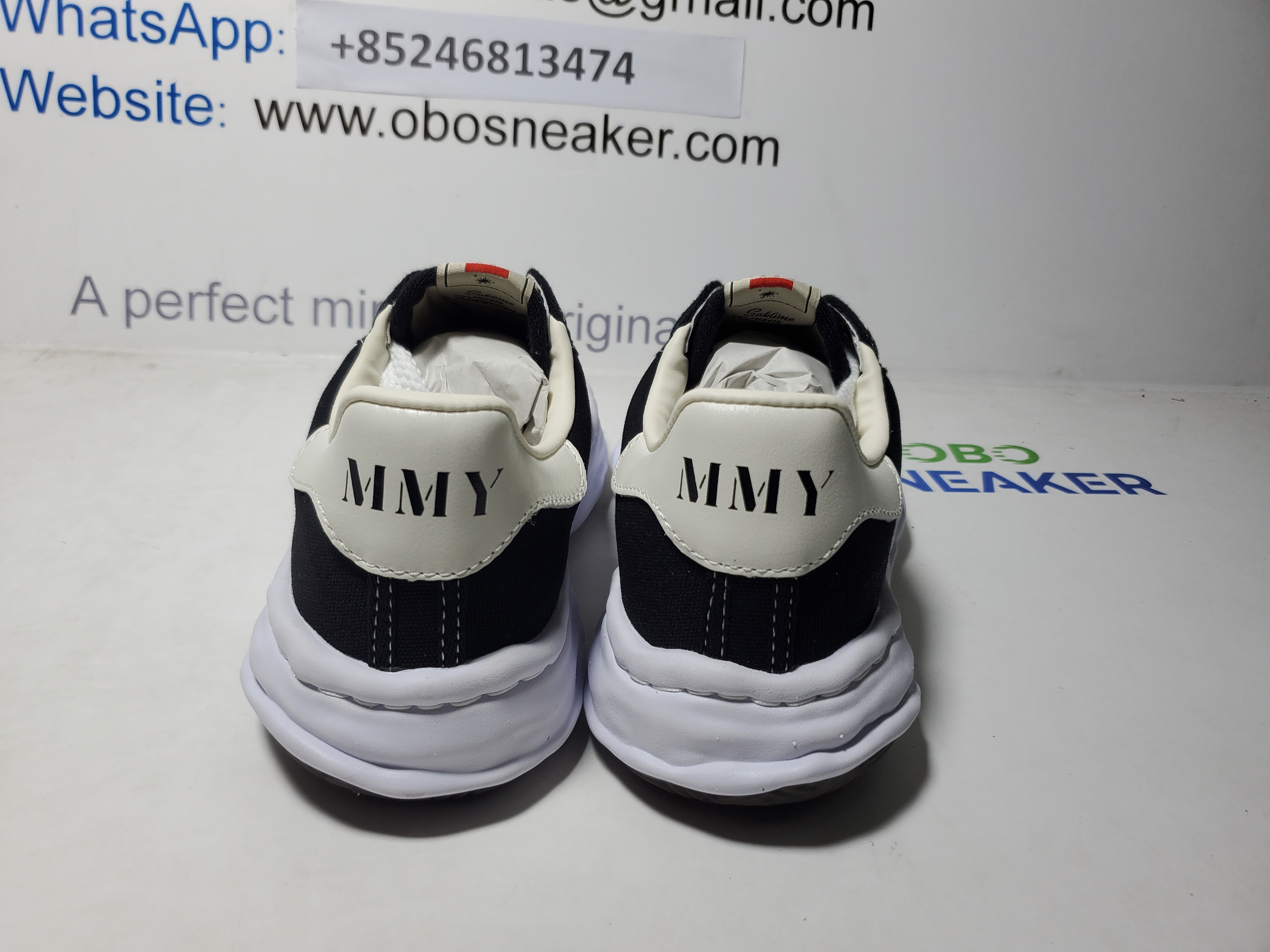 Maison Mihara Yasuhiro Blakey OG Sole Canvas Low Black No Logo No.703 review Obosneaker 02