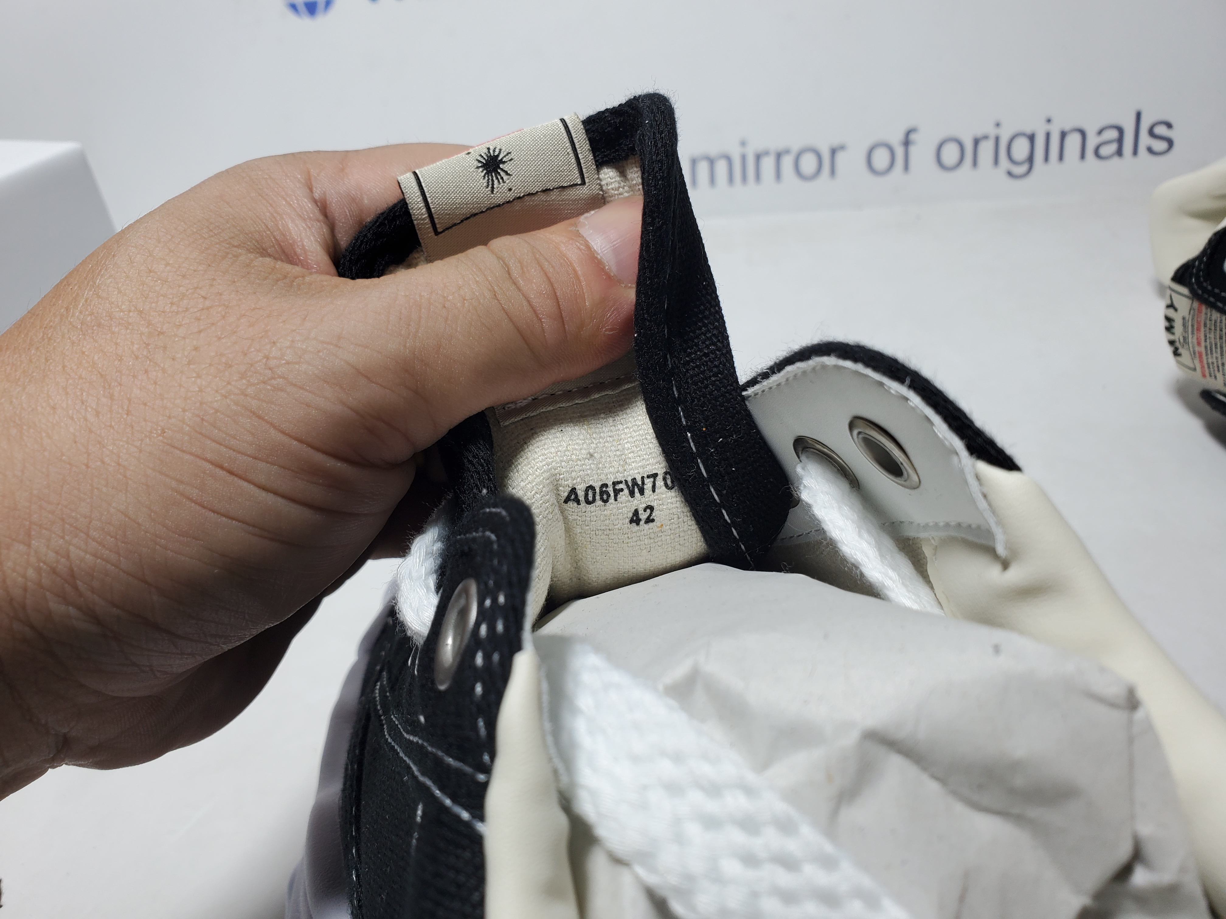 Maison Mihara Yasuhiro Blakey OG Sole Canvas Low Black No Logo No.703 review Obosneaker 05