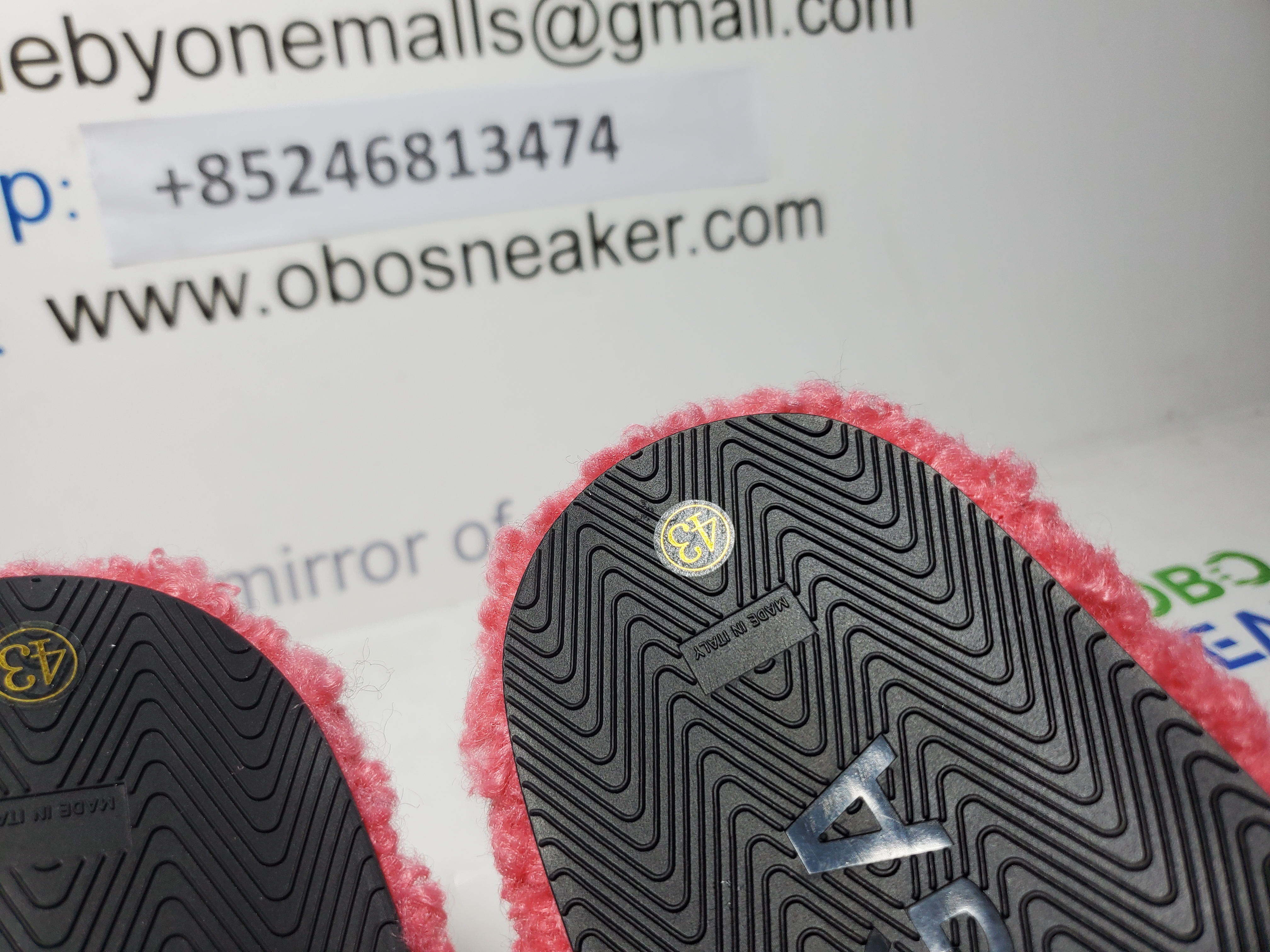 Balenciaga Furry Slide Pink 654261W2DO15596 review Obosneaker 05