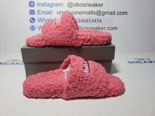 Balenciaga Furry Slide Pink 654261W2DO15596 review 