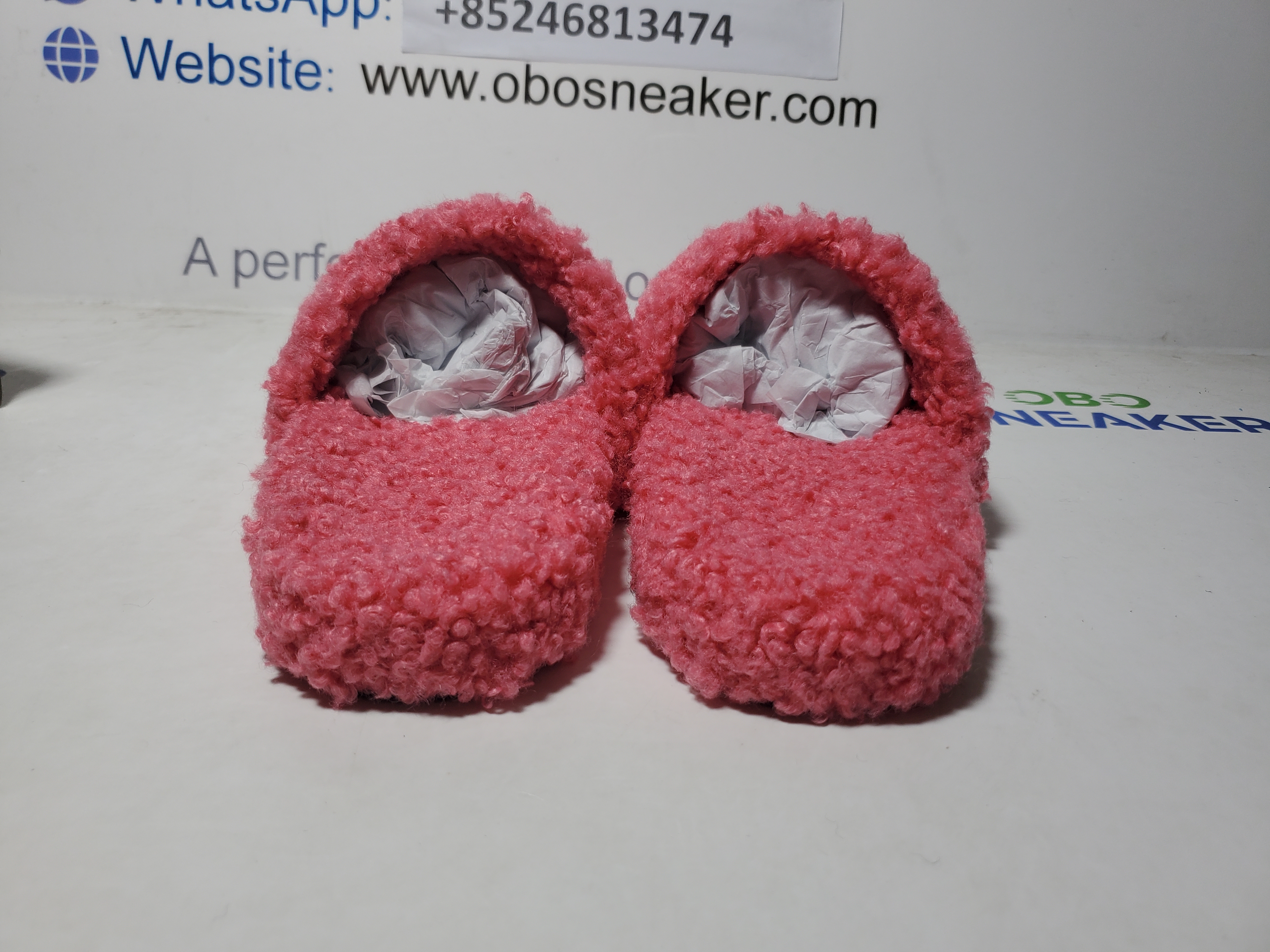 Balenciaga Furry Slide Pink 654261W2DO15596 review Obosneaker 02