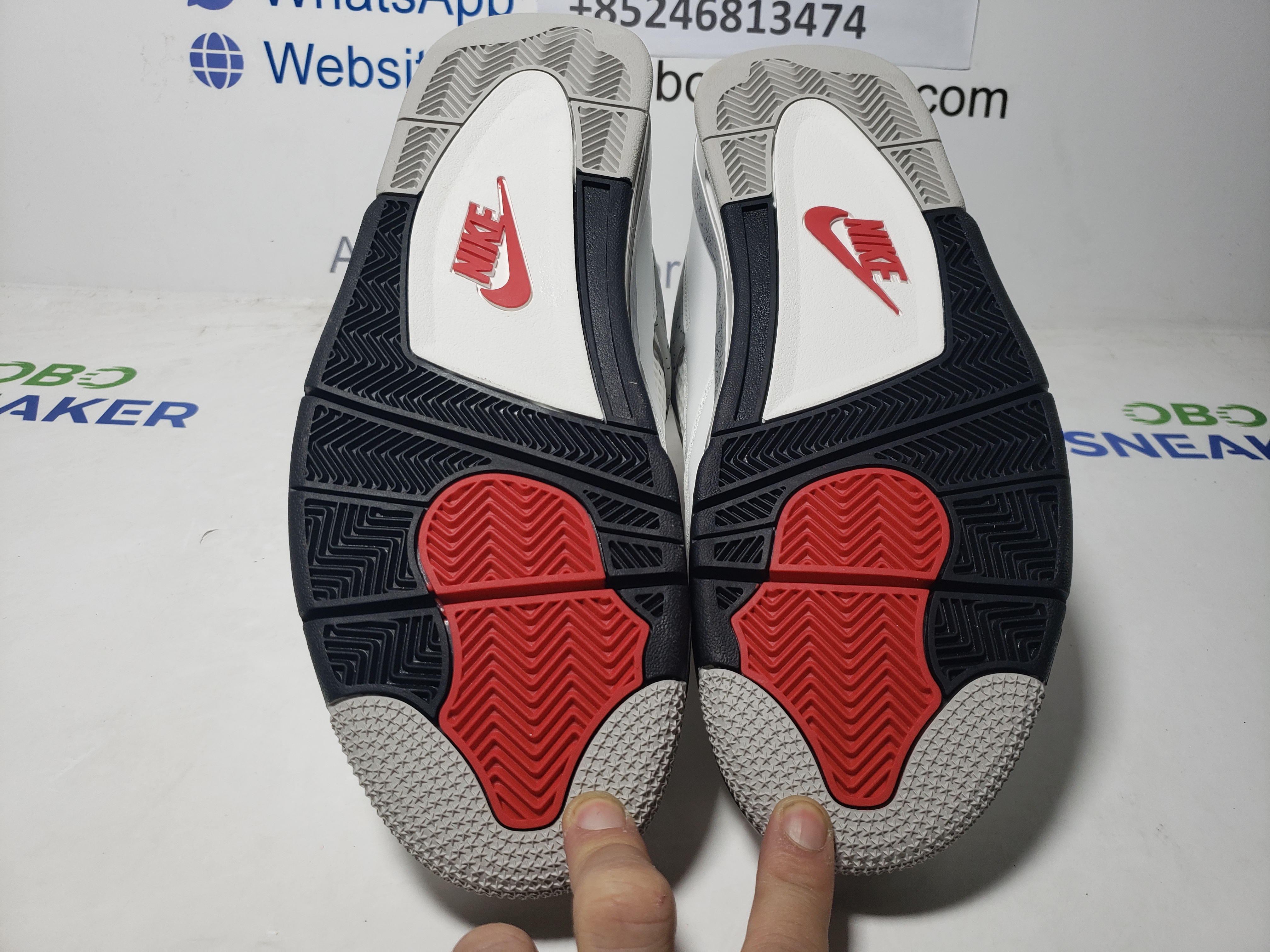 【Special Sale】Top Version Air Jordan 4 Retro OG White Cement FV5029-100 review Obosneaker 04