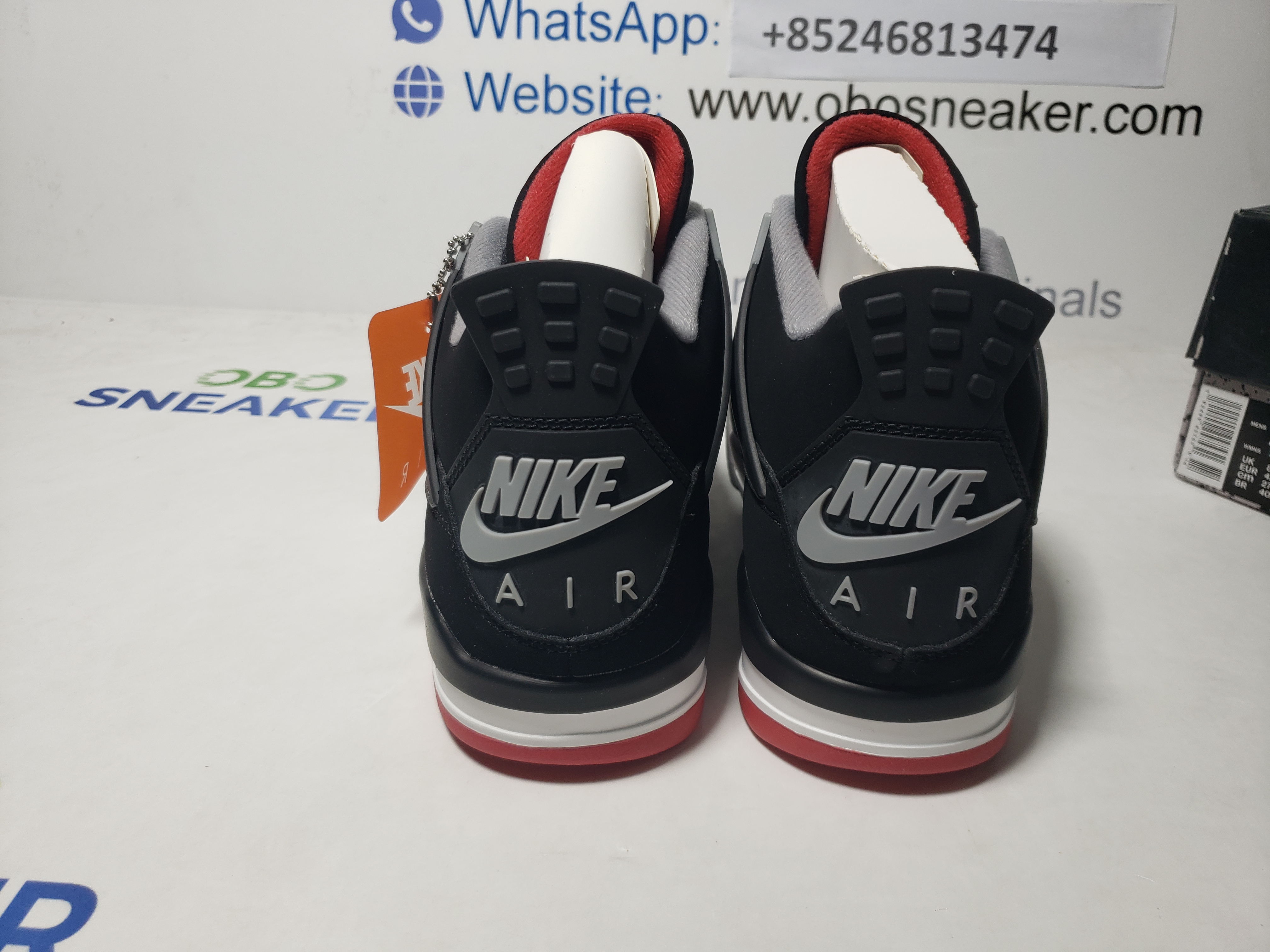 【Special Sale】Top Version Air Jordan 4 Retro Bred 308497-060 review Obosneaker 02