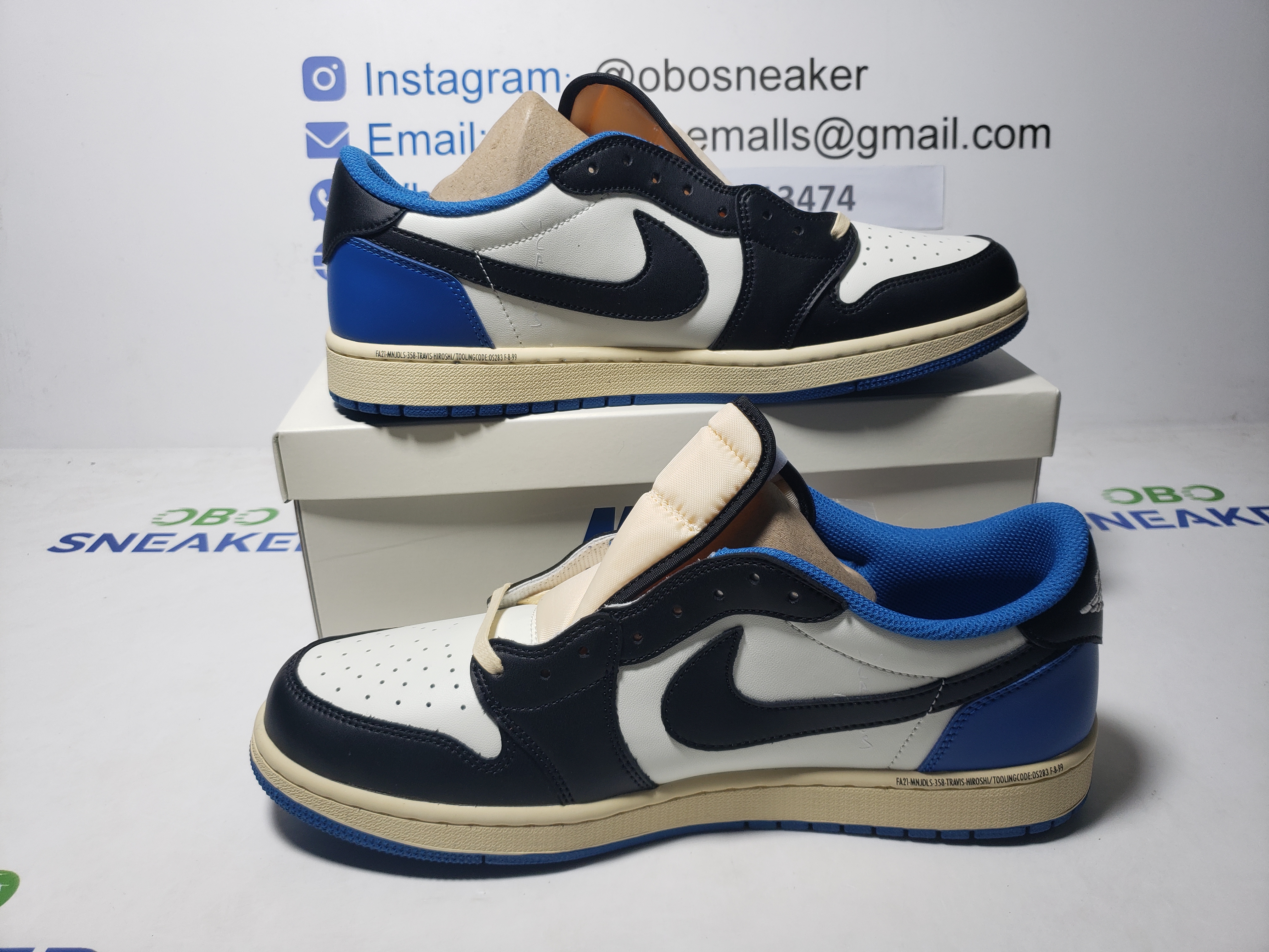 【$59 SALE】Travis Scott x Fragment Design x Air Jordan 1 Low  DM7866-140 review Obosneaker 00