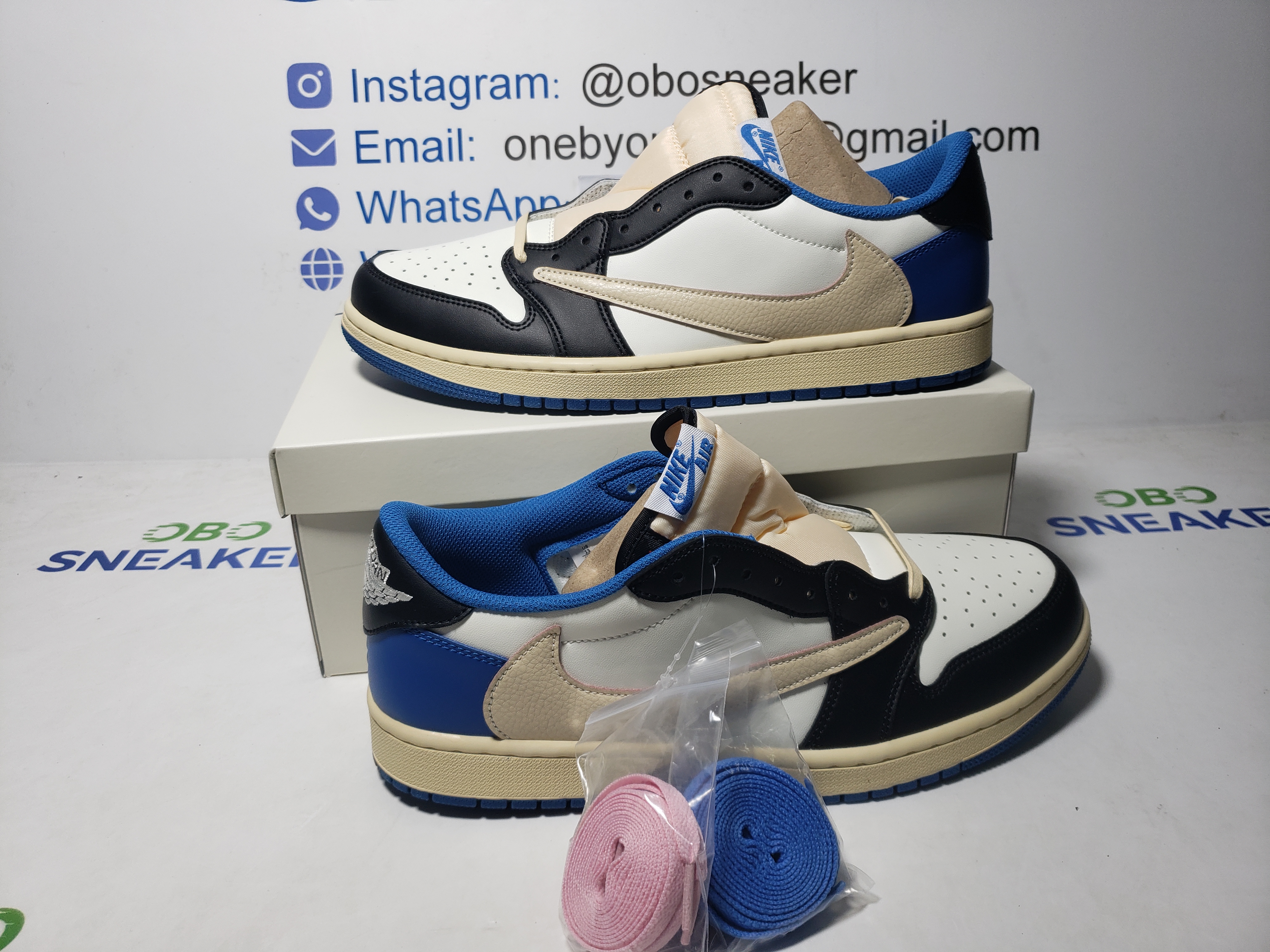 【$59 SALE】Travis Scott x Fragment Design x Air Jordan 1 Low  DM7866-140 review Obosneaker 01
