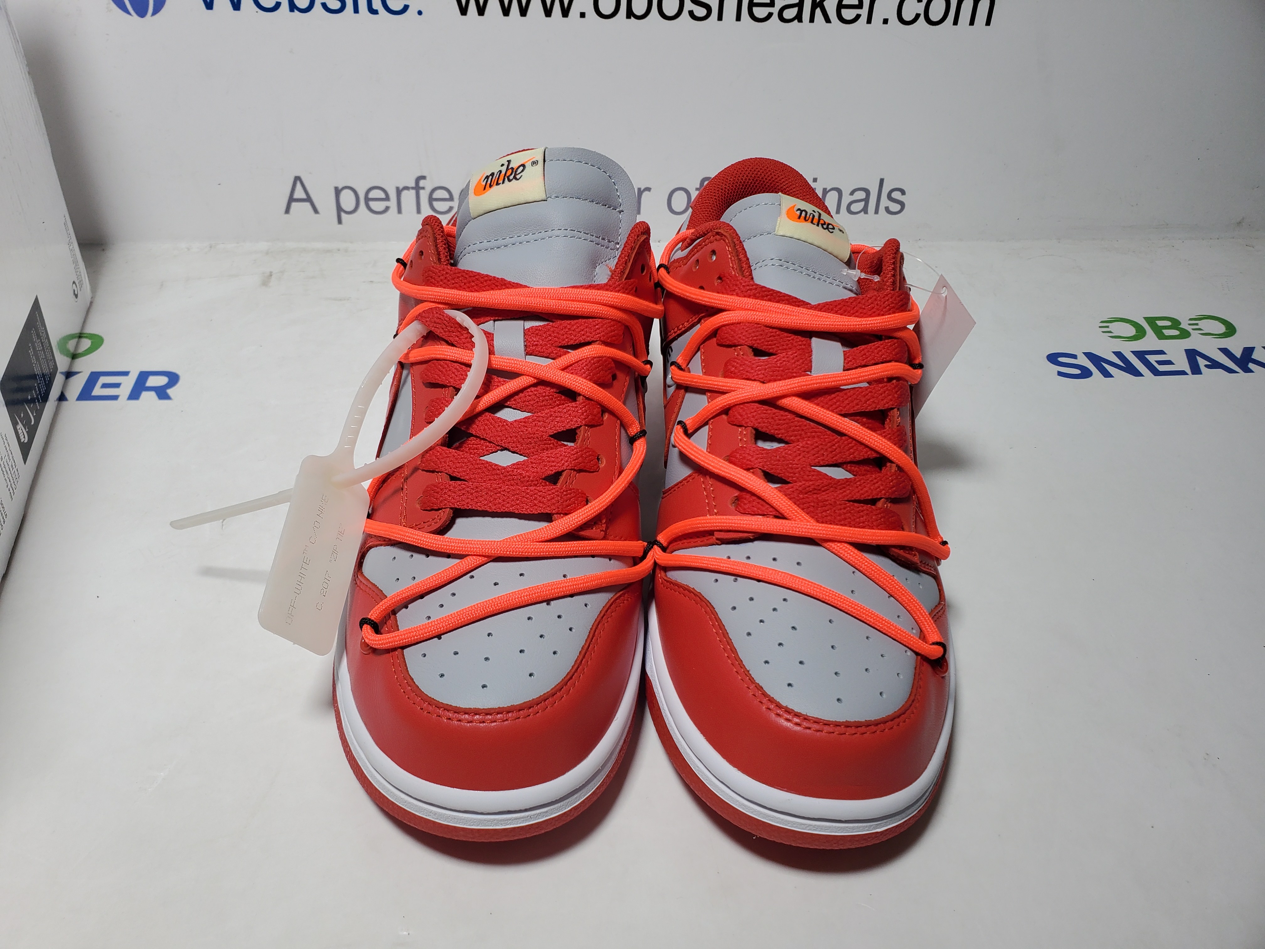 Nike Dunk Low Off-White University Red CT0856-600 review Obosneaker 03