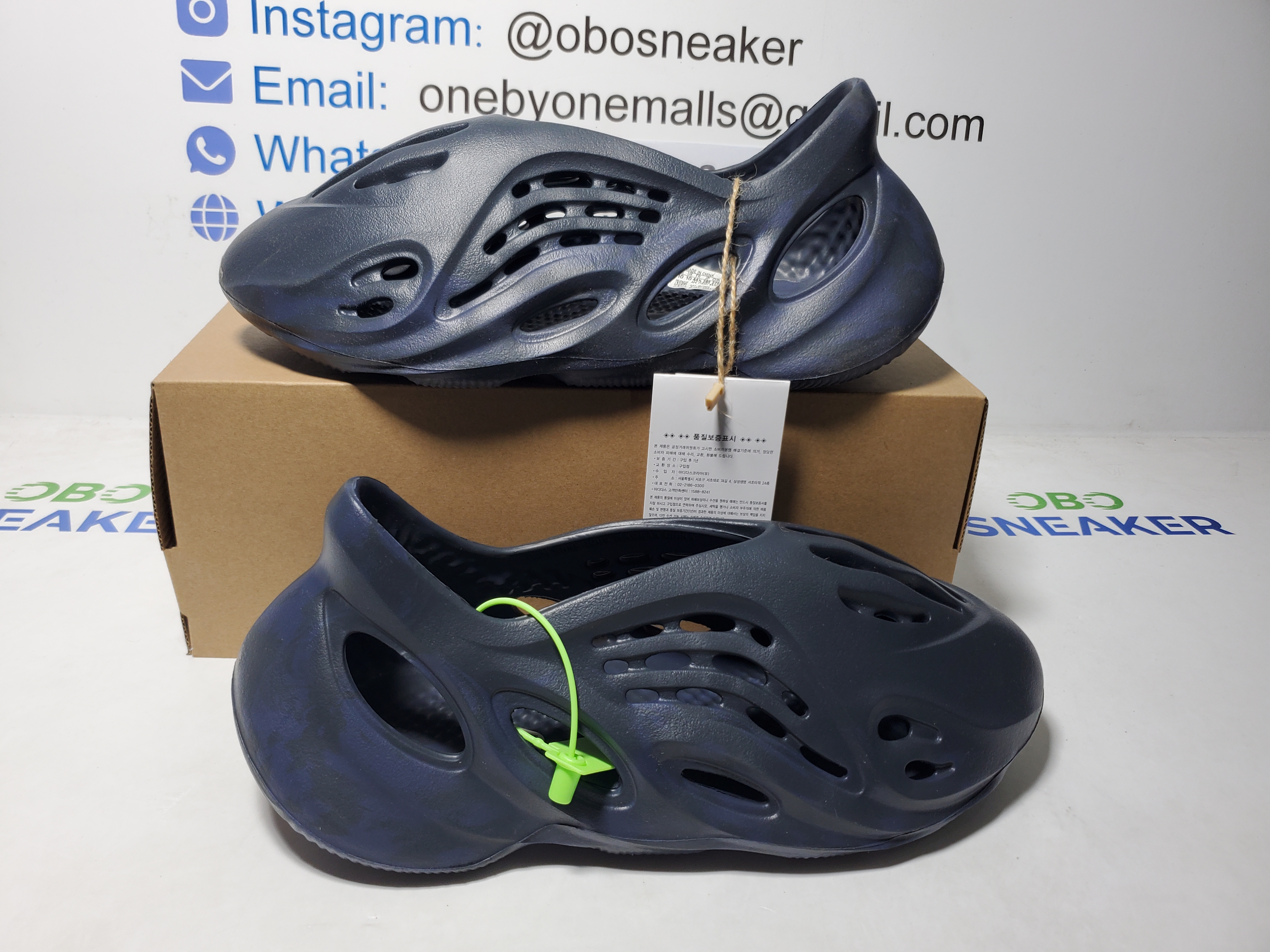 Adidas Yeezy Foam RNNR Mineral Blue  GV7903 review Obosneaker 01