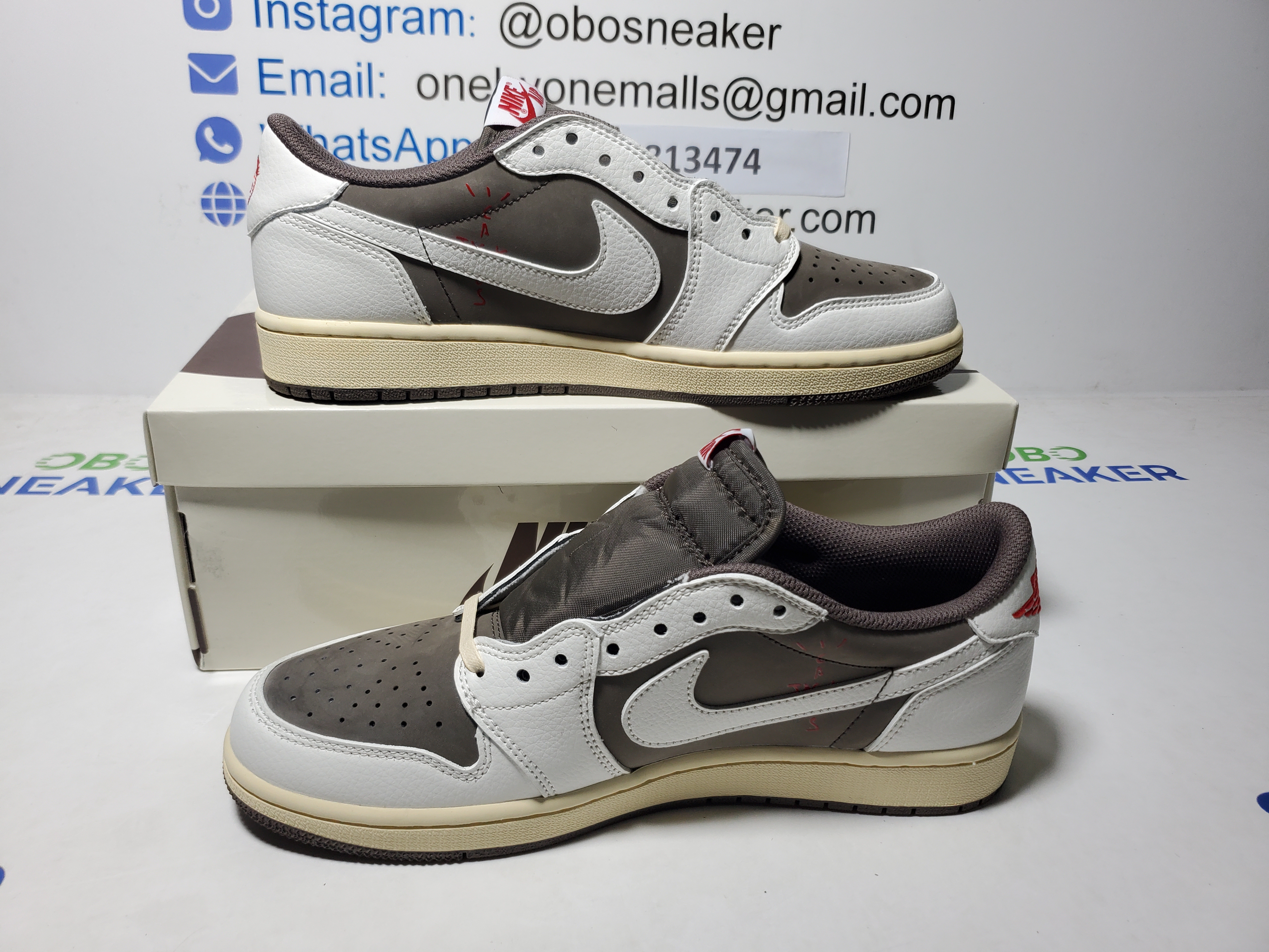 【$59 SALE】Air Jordan 1 Retro Low OG SP Travis Scott Reverse Mocha DM7866-162 review Obosneaker 00