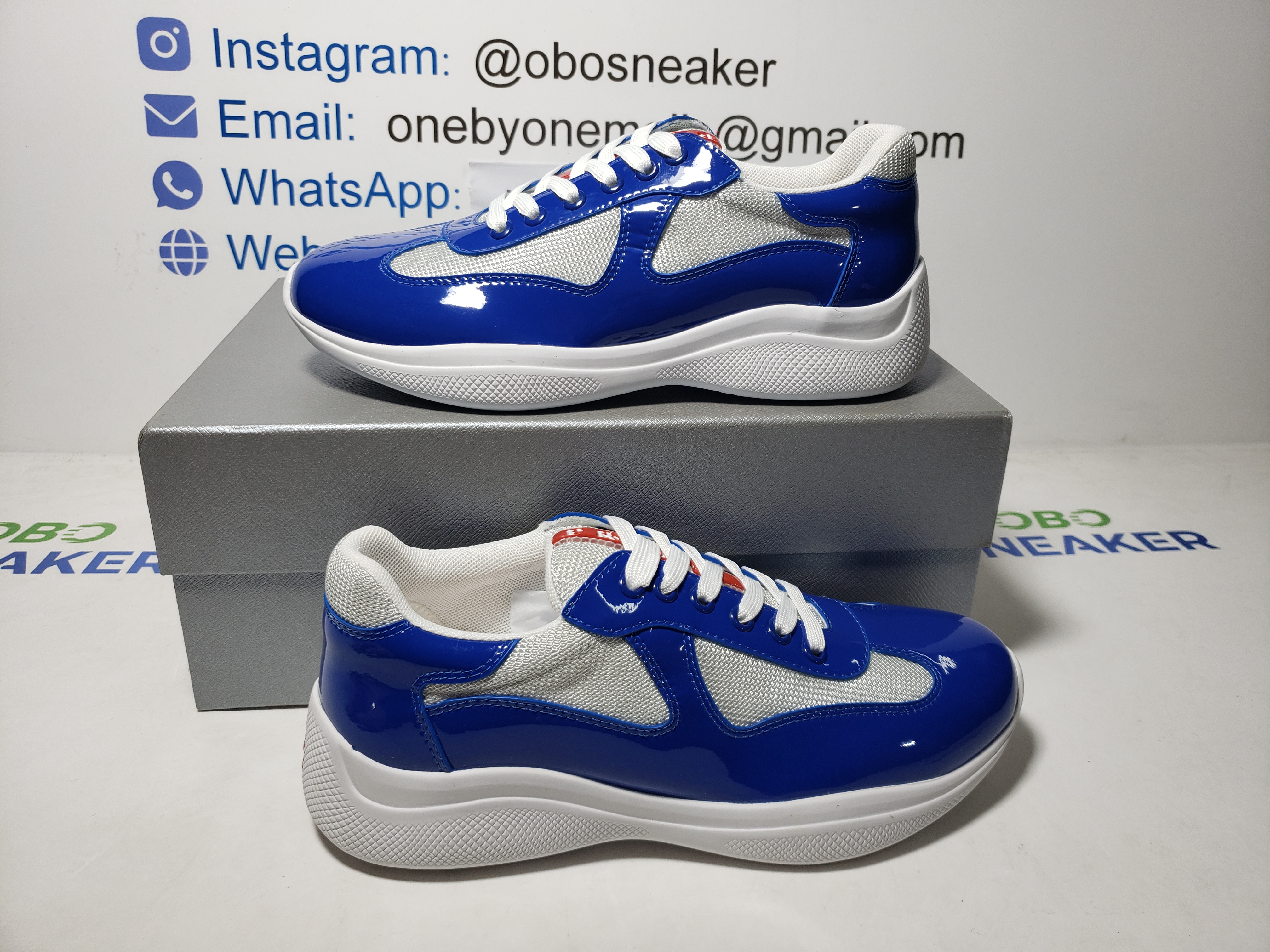 Prada Sneakers Blue review Obosneaker 00