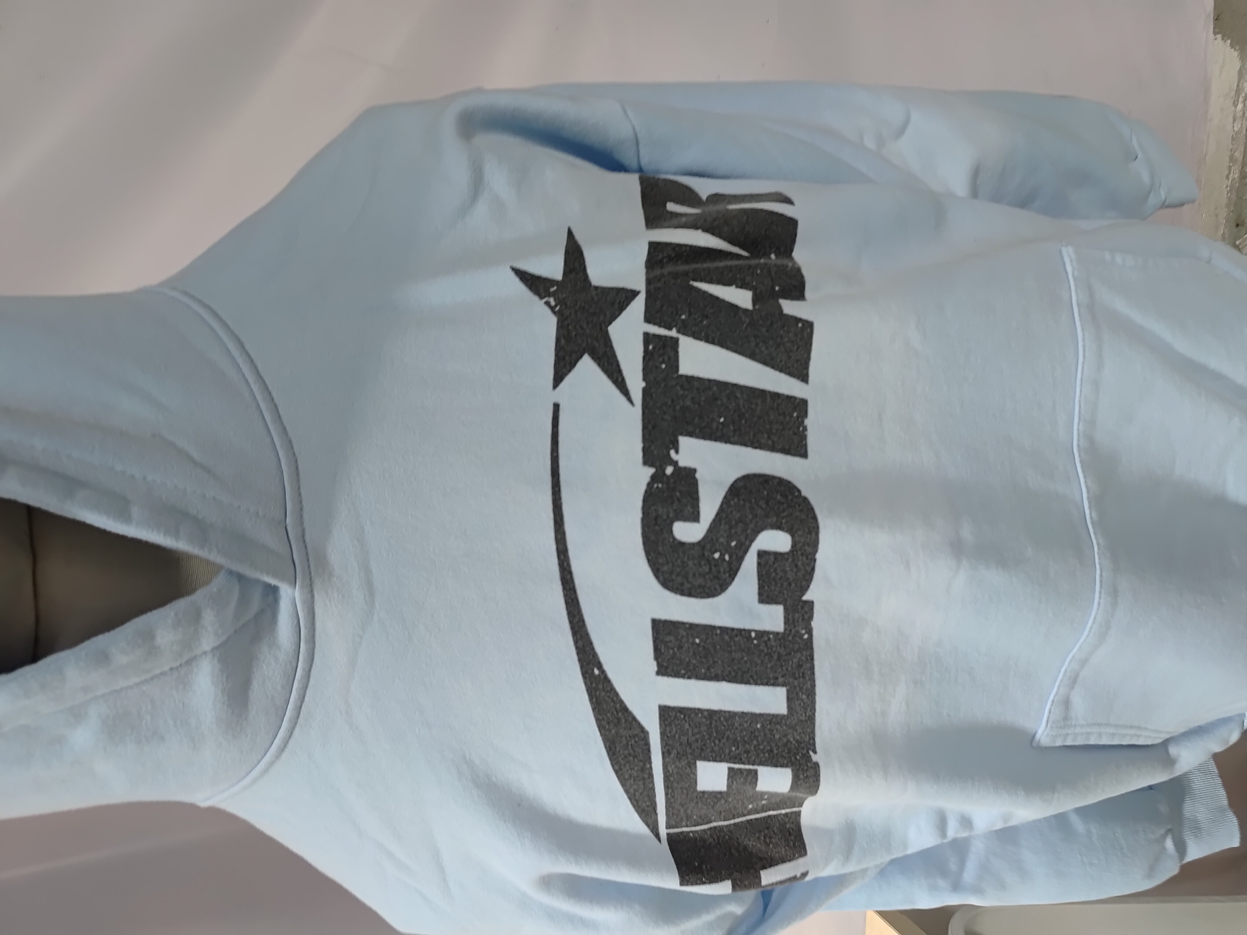 Hellstar Hoodie Light Blue review Obosneaker 02