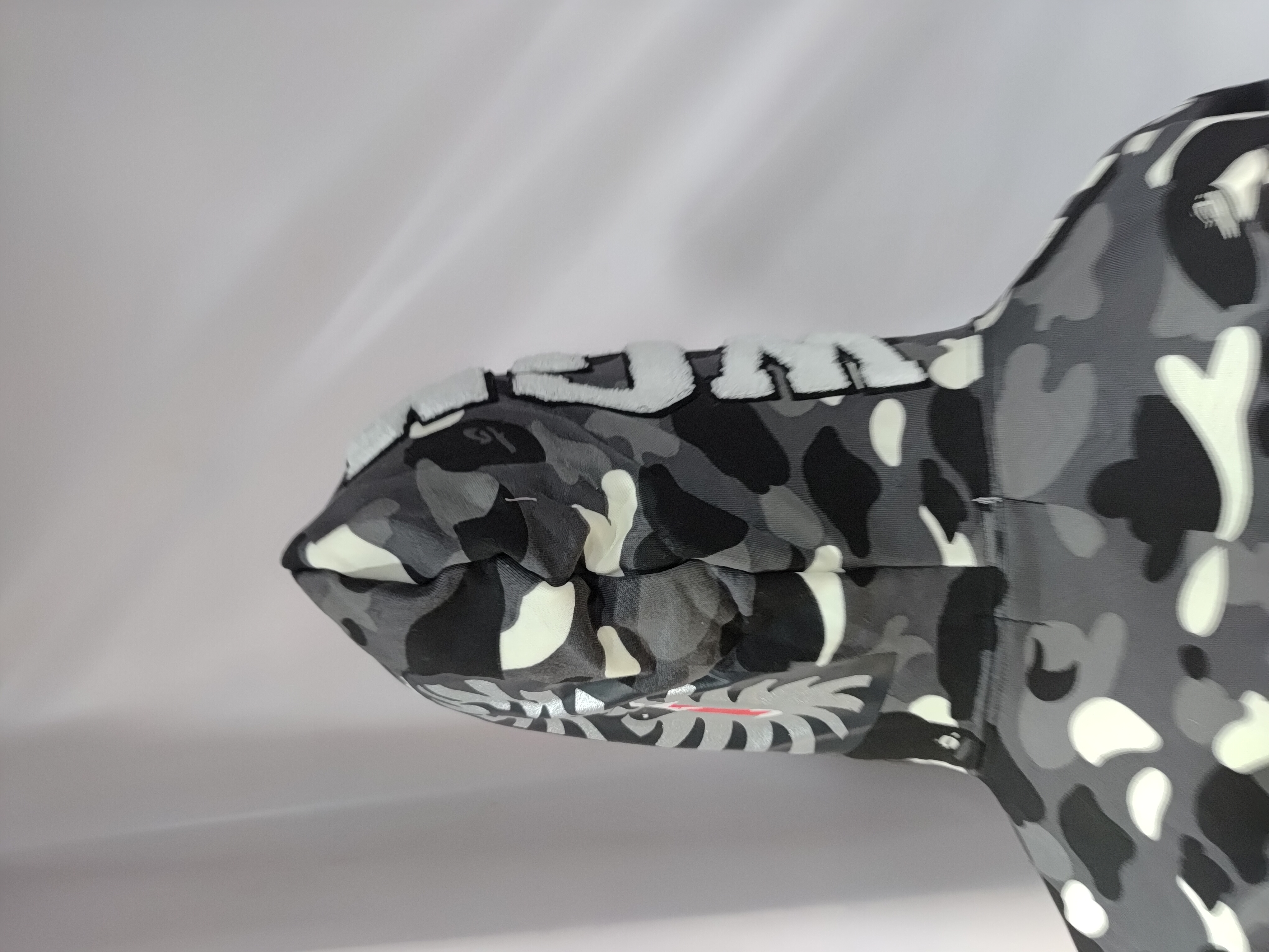 BAPE Luminous Camouflage Double Hooded Hoodie Black review Obosneaker 04