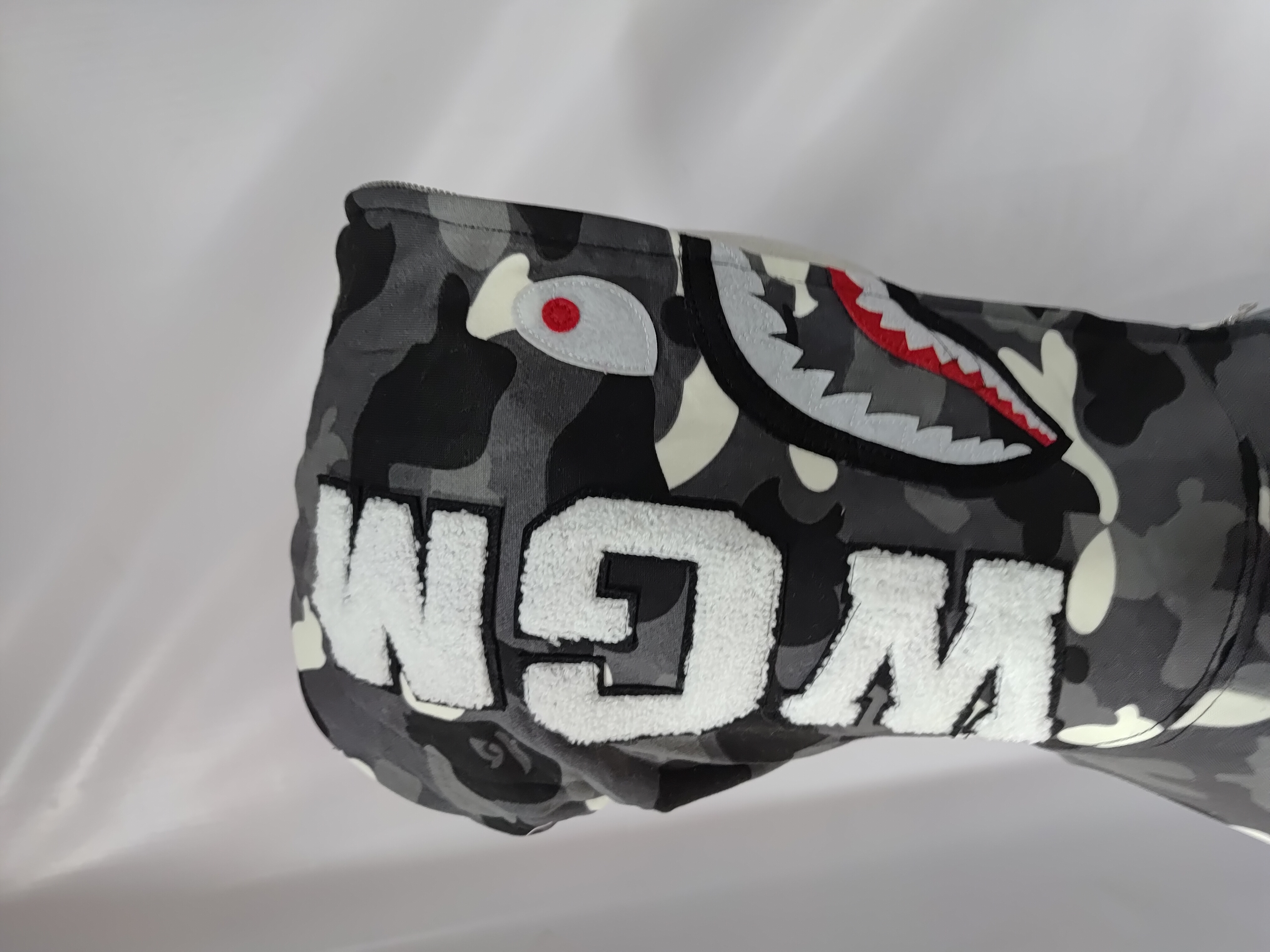 BAPE Luminous Camouflage Double Hooded Hoodie Black review Obosneaker 03