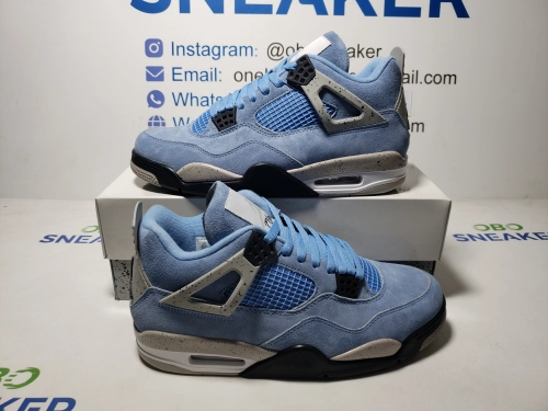 Air Jordan 4 Retro University Blue  CT8527-400 review 