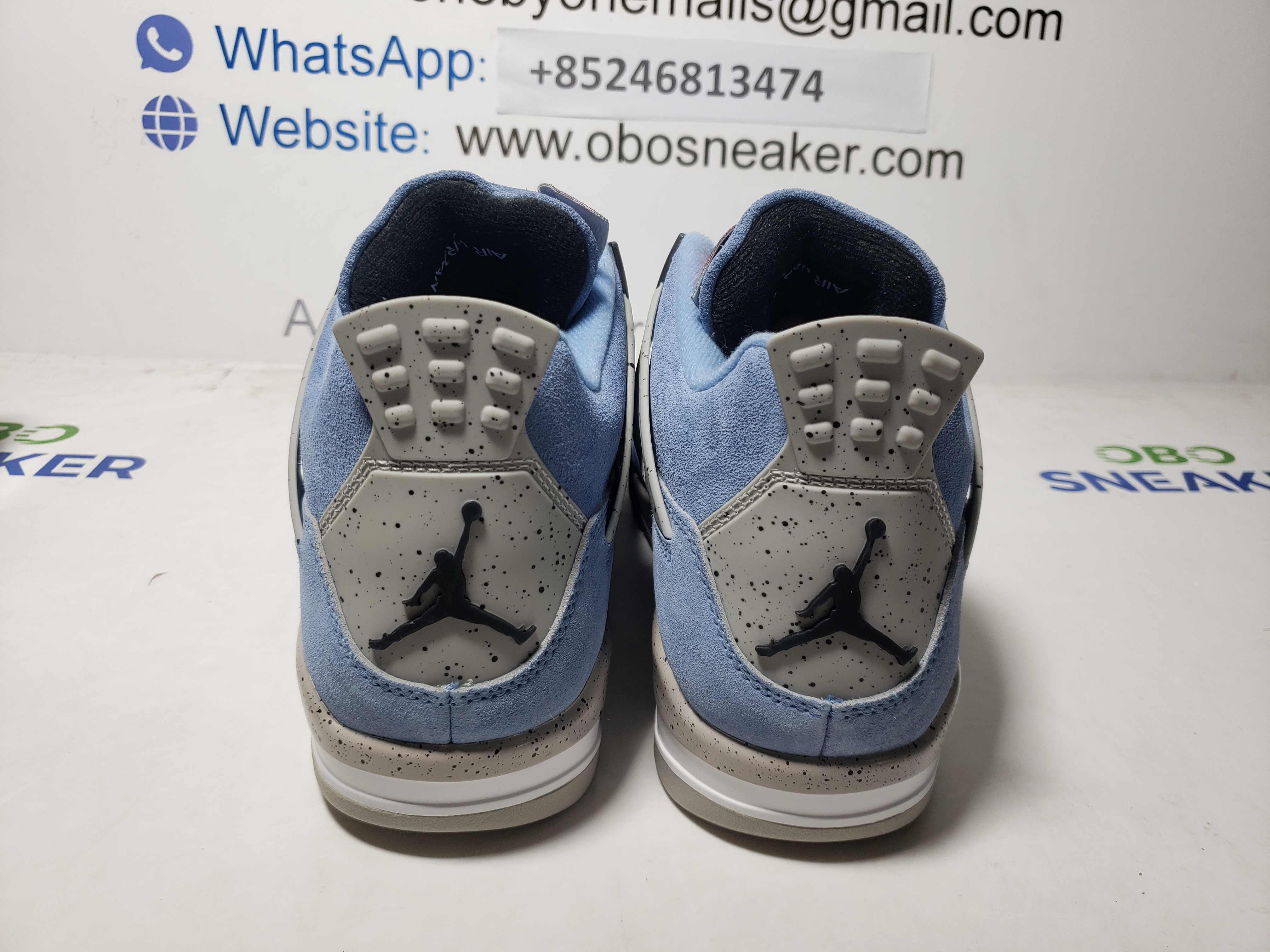 Air Jordan 4 Retro University Blue  CT8527-400 review Obosneaker 02