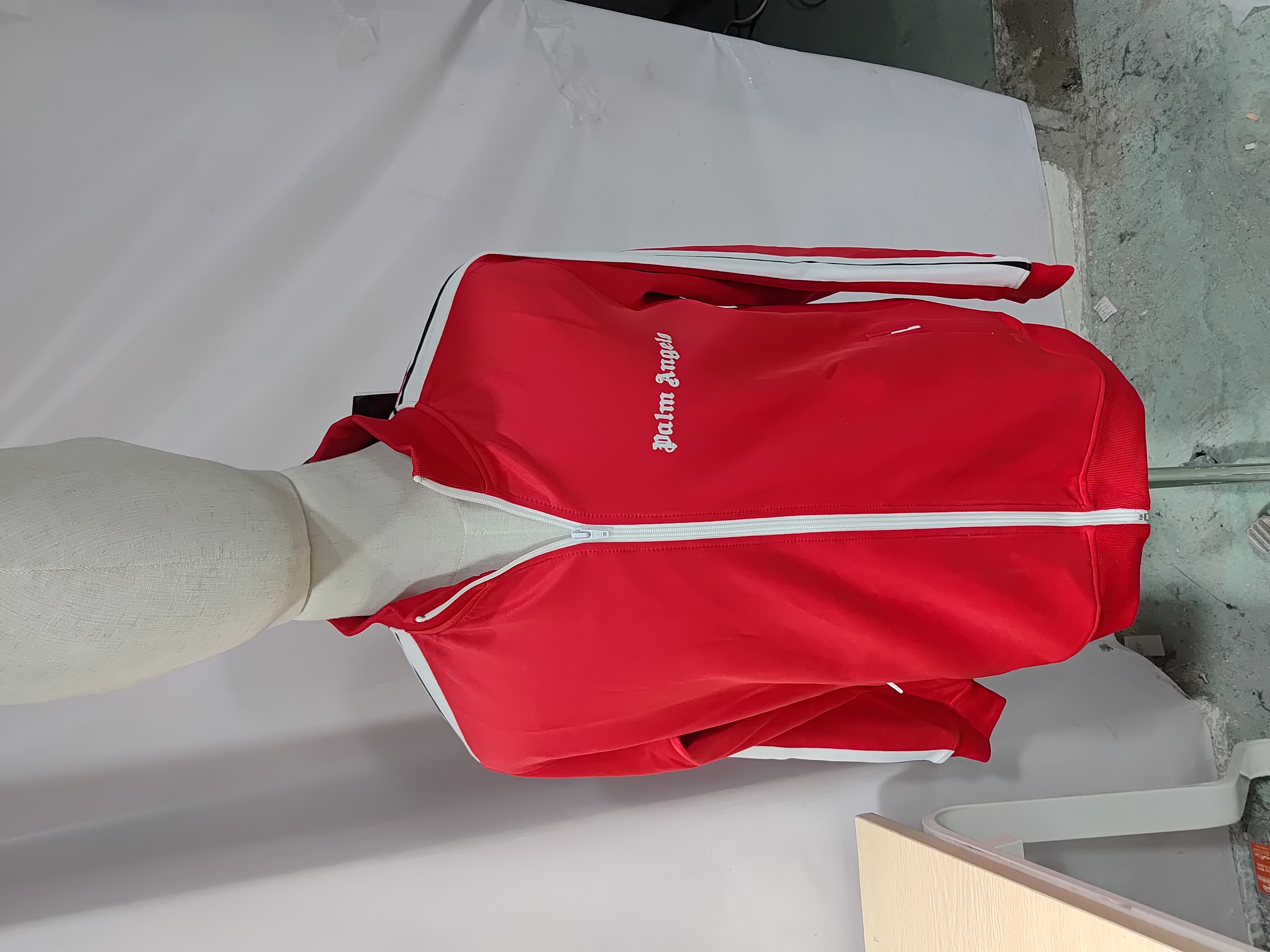 Palm Angels Track Jacket Red  review Obosneaker 00