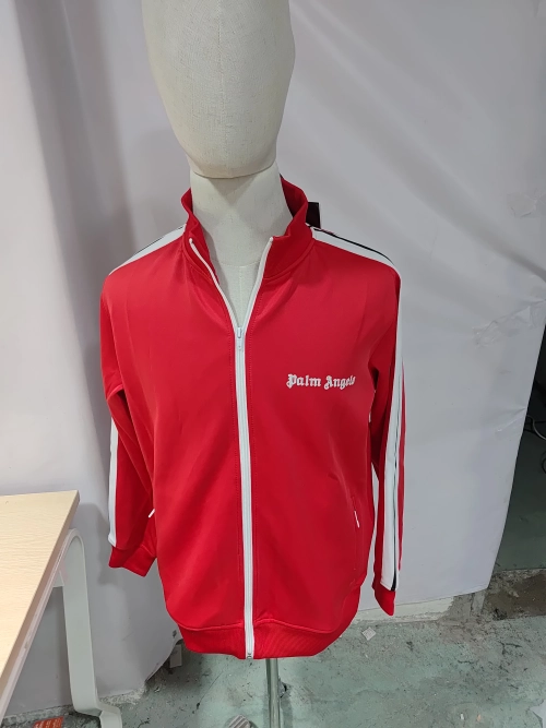 Palm Angels Track Jacket Red  review 