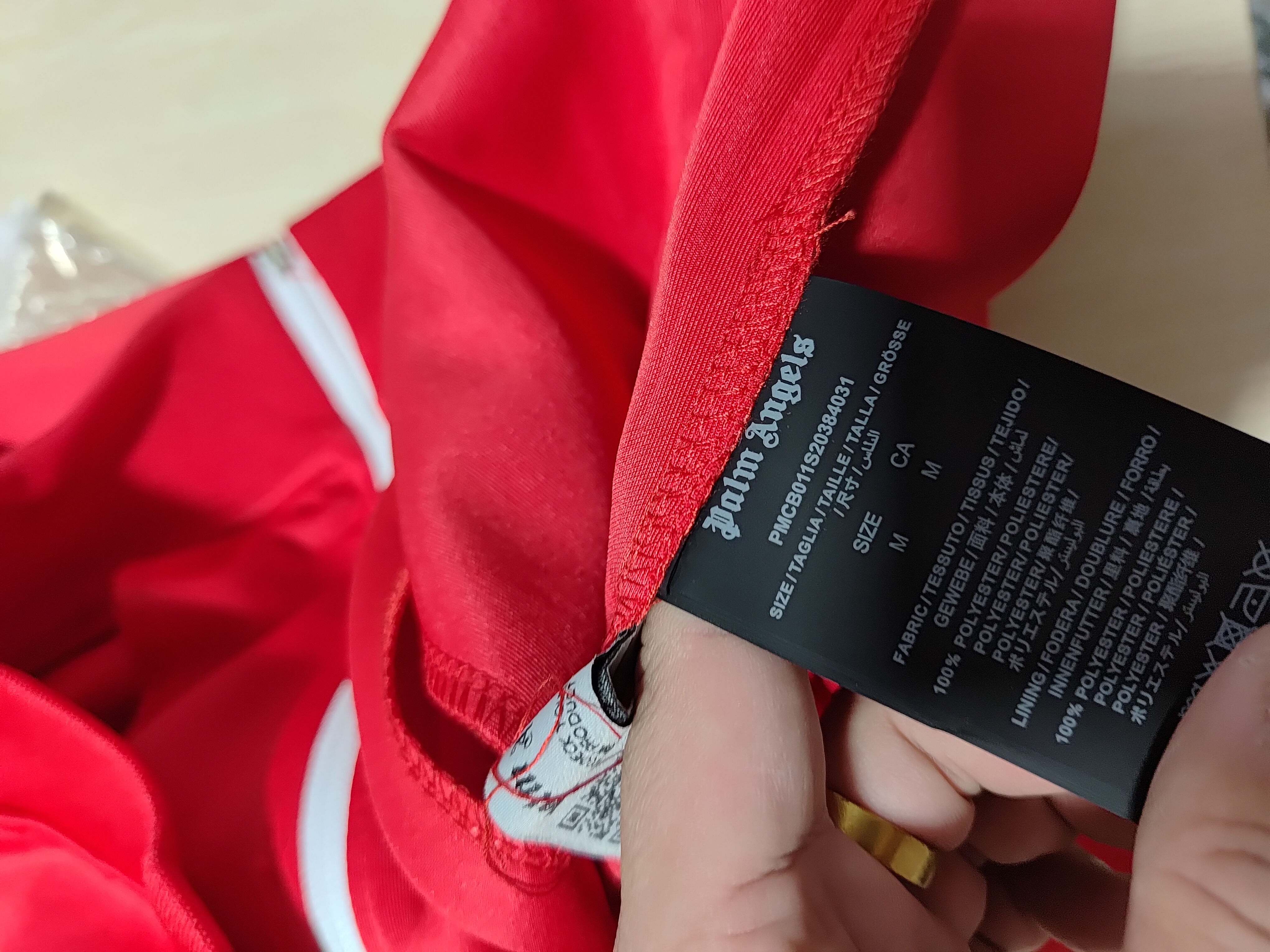 Palm Angels Track Jacket Red  review Obosneaker 01