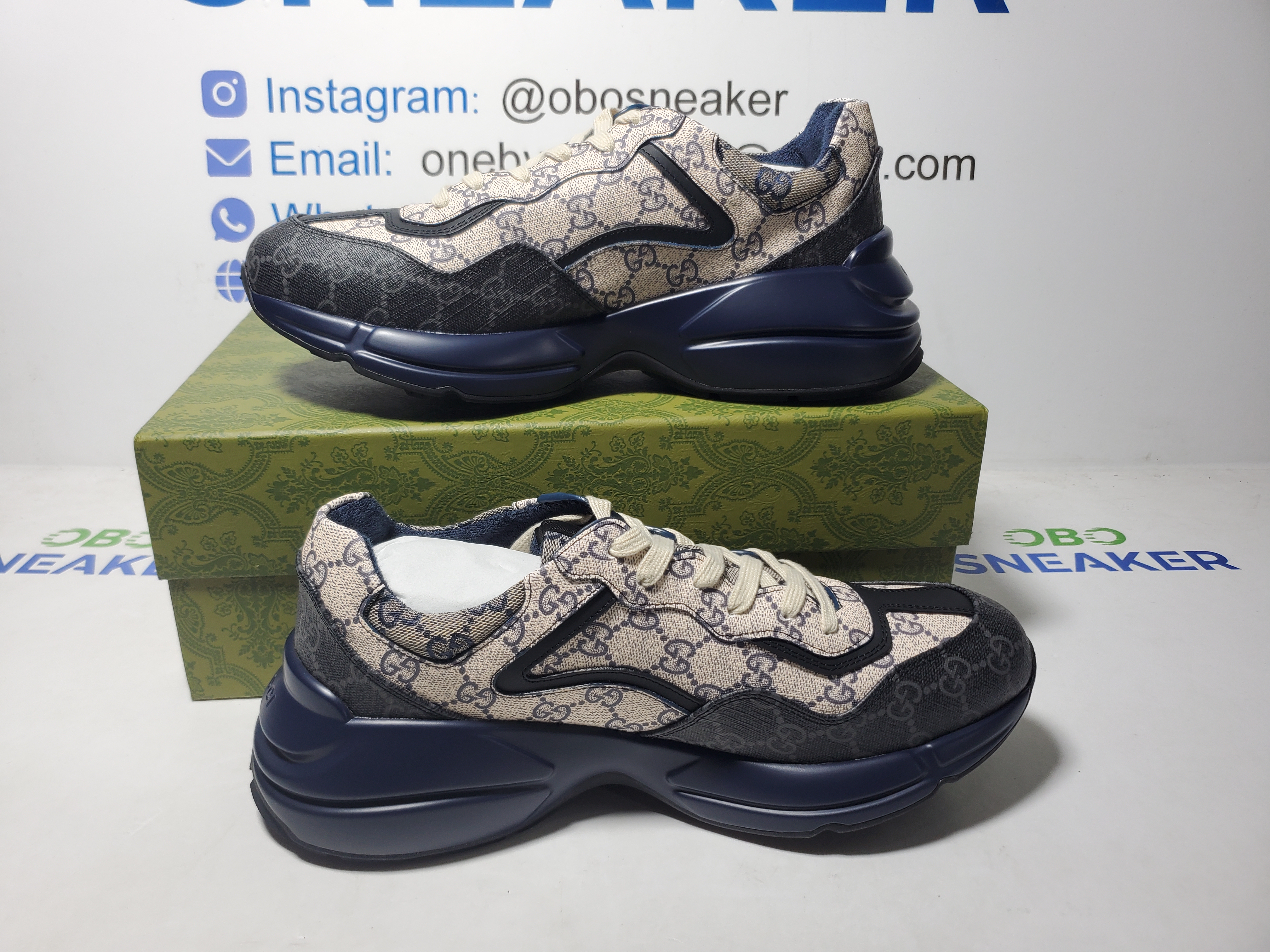 Gucci Rhyton Blue review Obosneaker 00