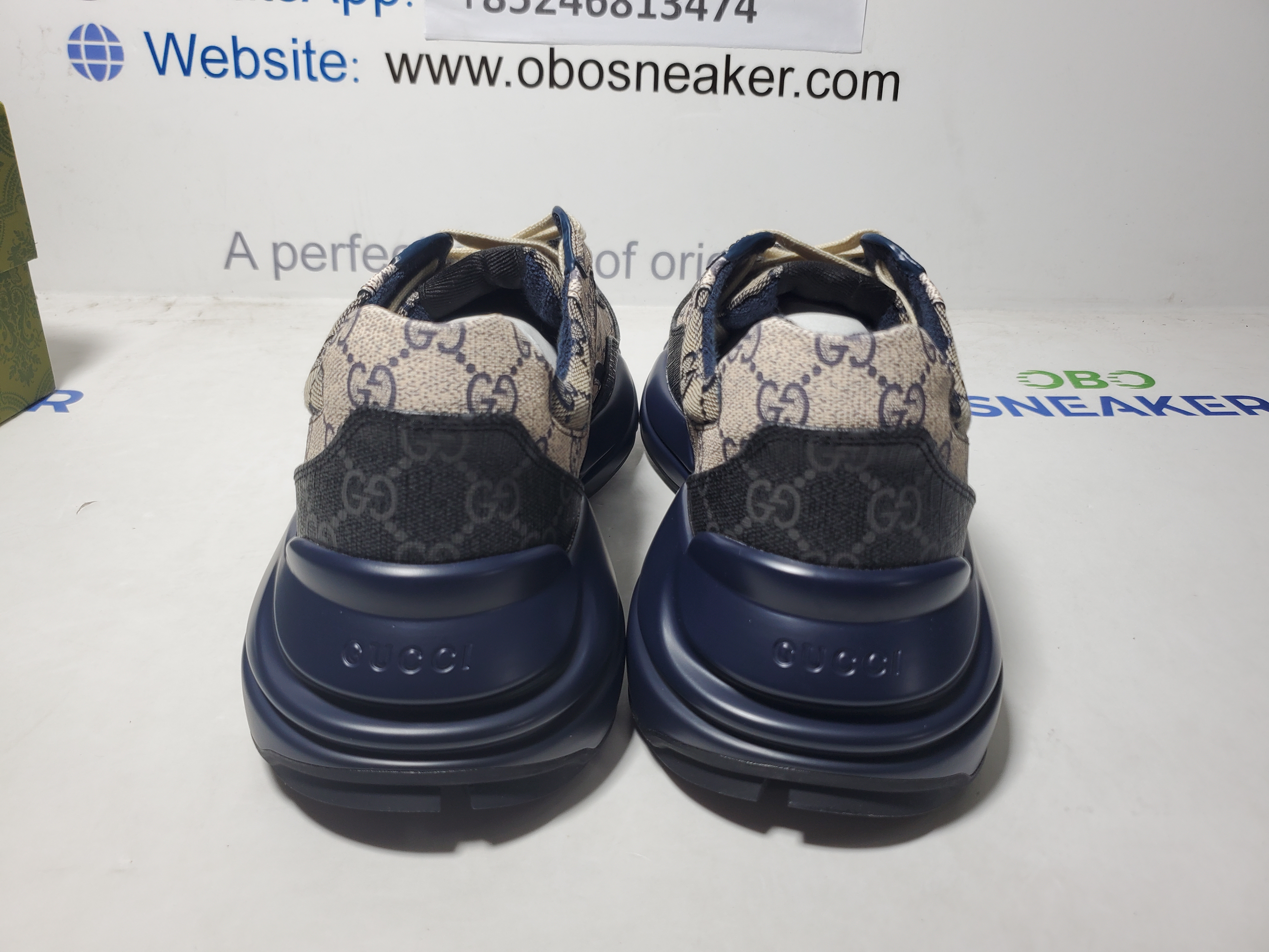 Gucci Rhyton Blue review Obosneaker 02
