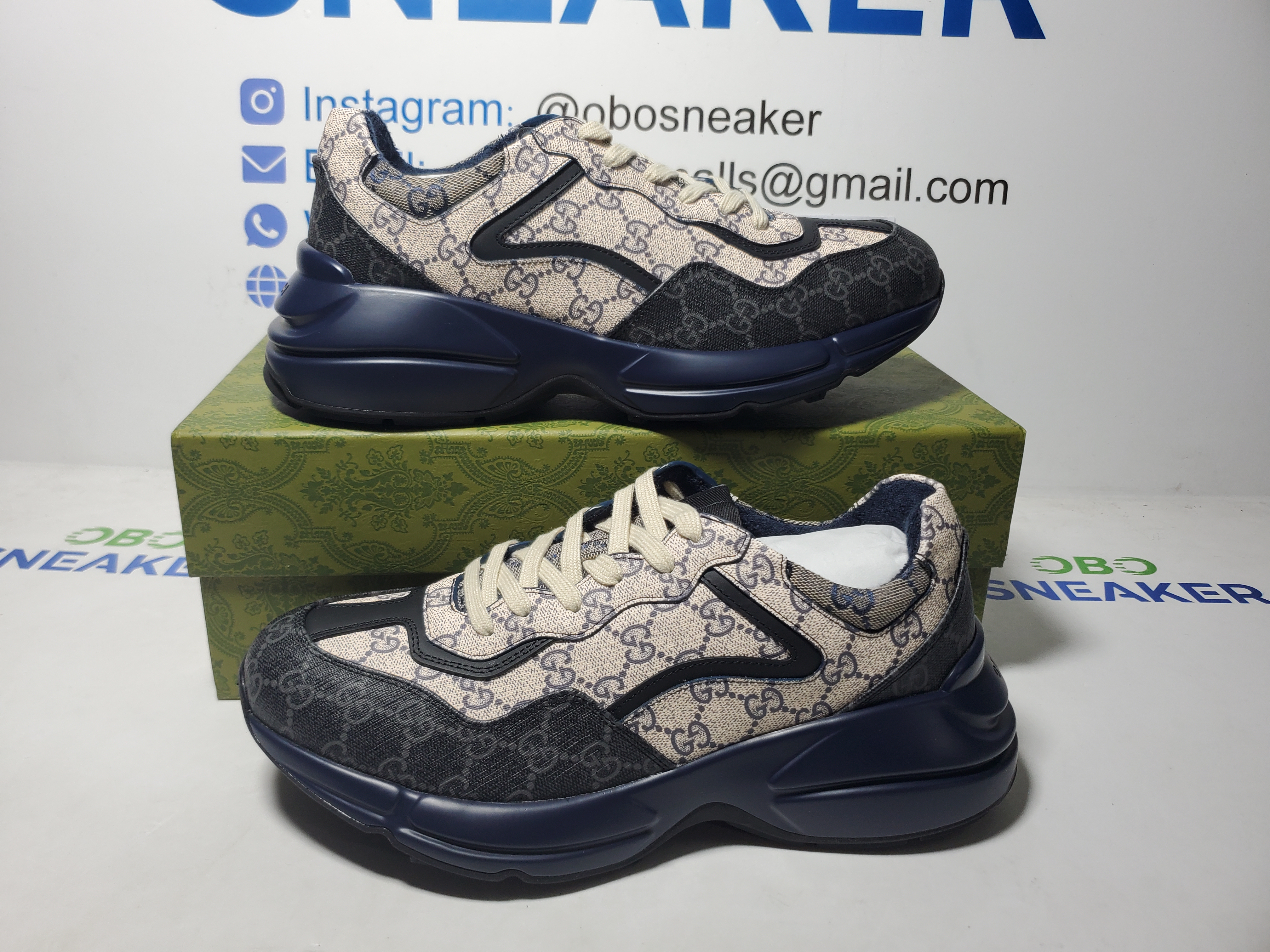 Gucci Rhyton Blue review Obosneaker 01