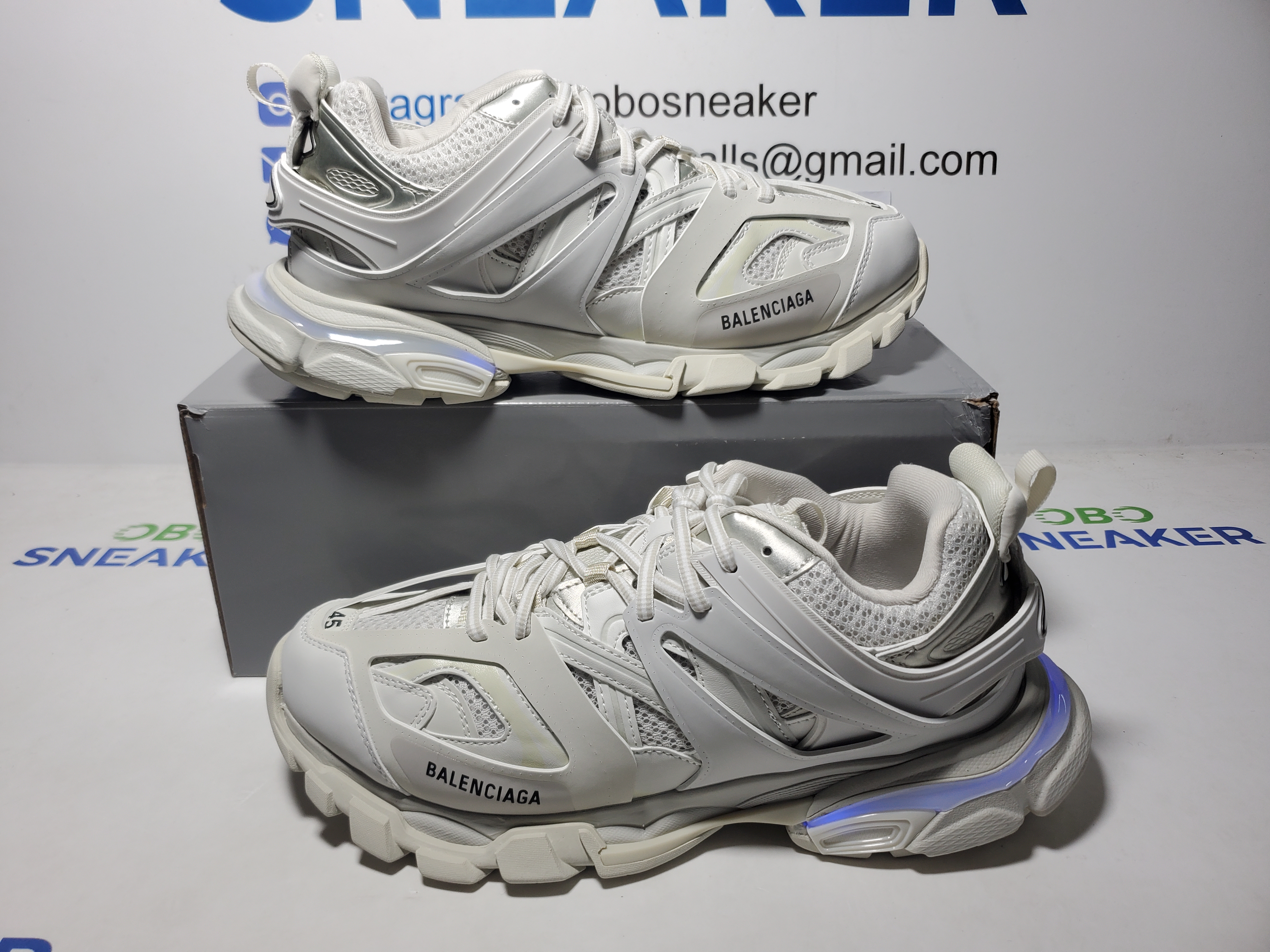 Balenciaga Tess S.White  542436 W1GB7 6509 (With LED) review Obosneaker 01