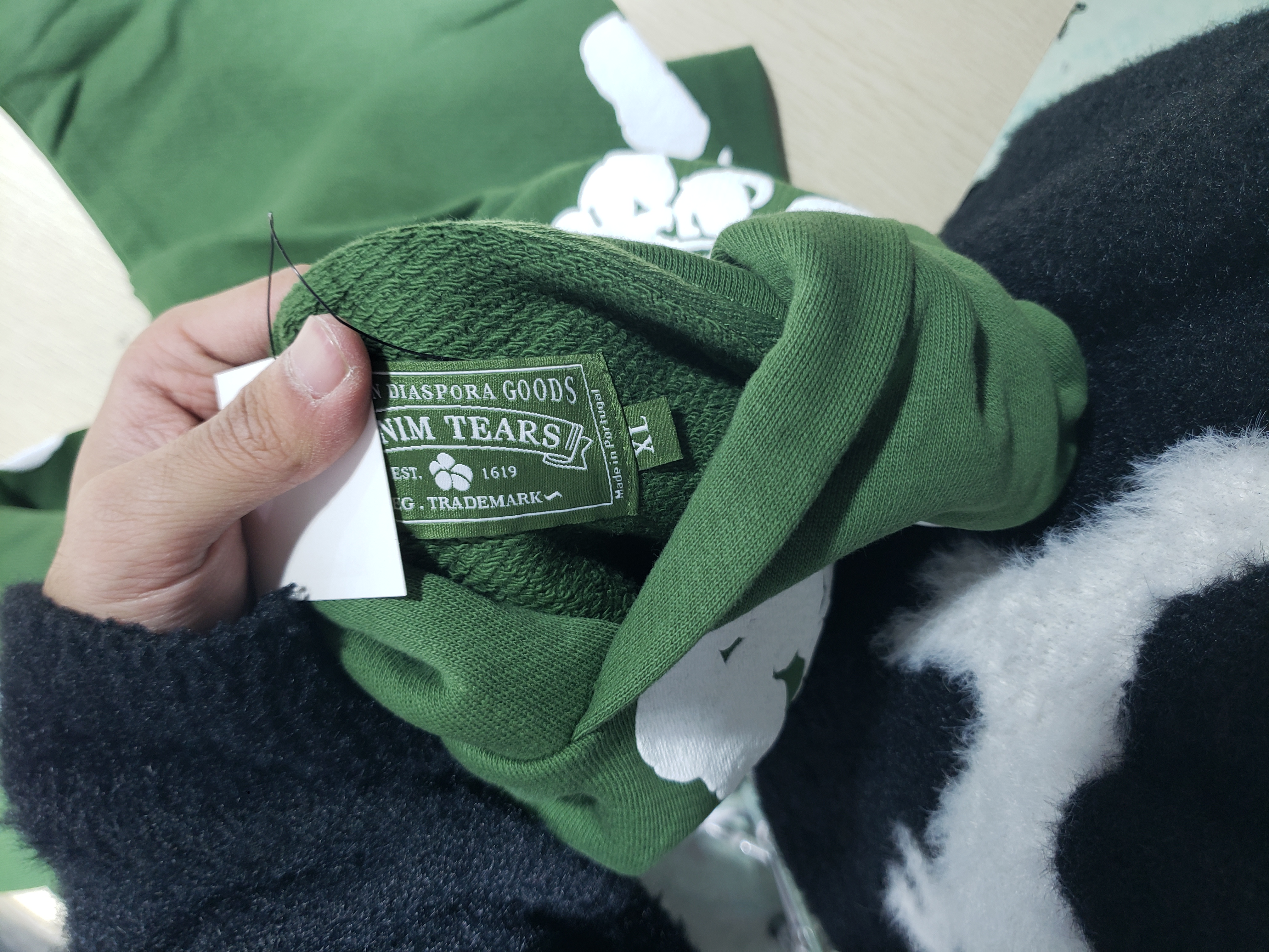 Denim Tears The Cotton Wreath Hoodie Green review Obosneaker 01