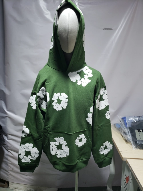 Denim Tears The Cotton Wreath Hoodie Green review 