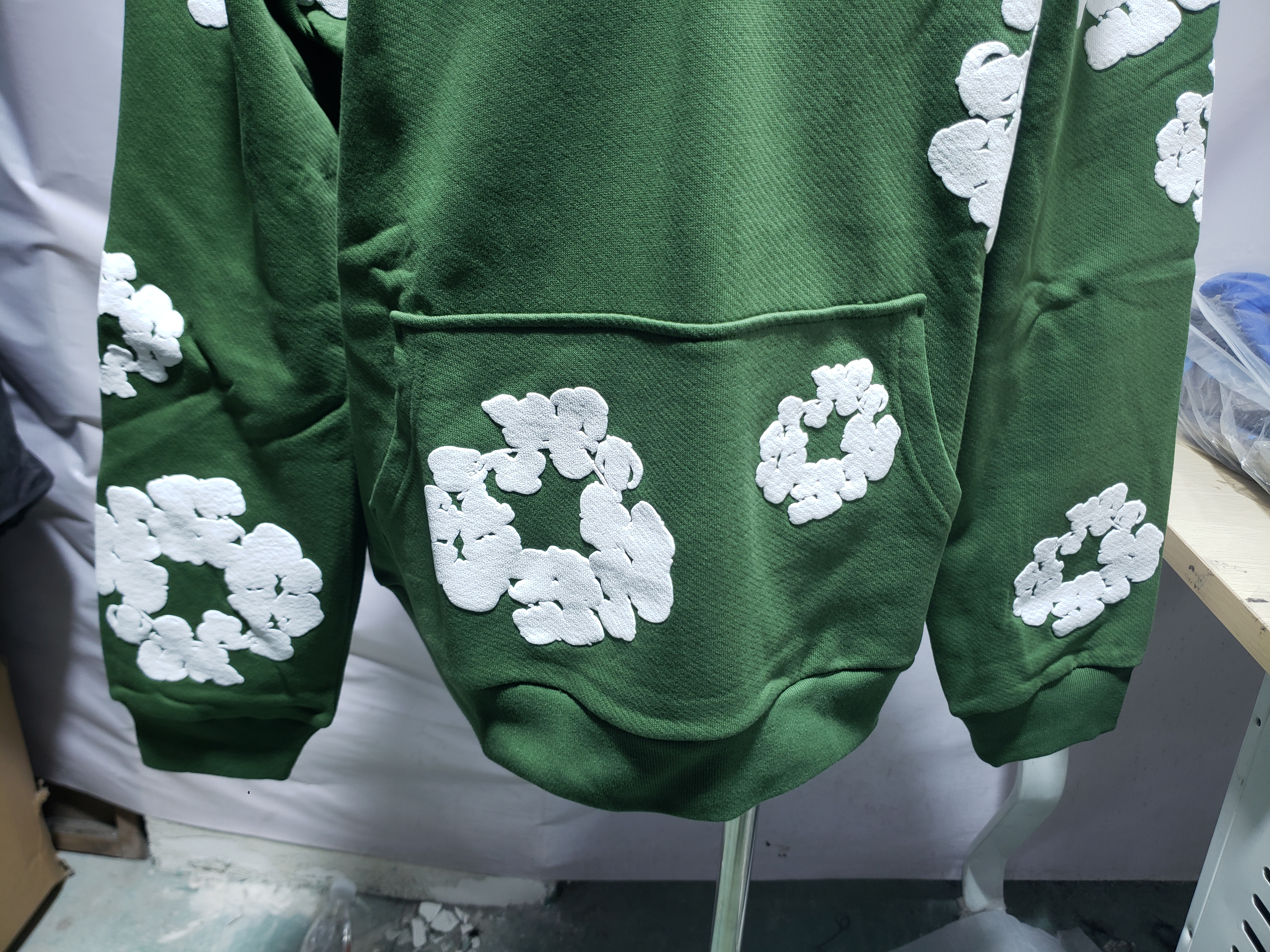 Denim Tears The Cotton Wreath Hoodie Green review Obosneaker 02