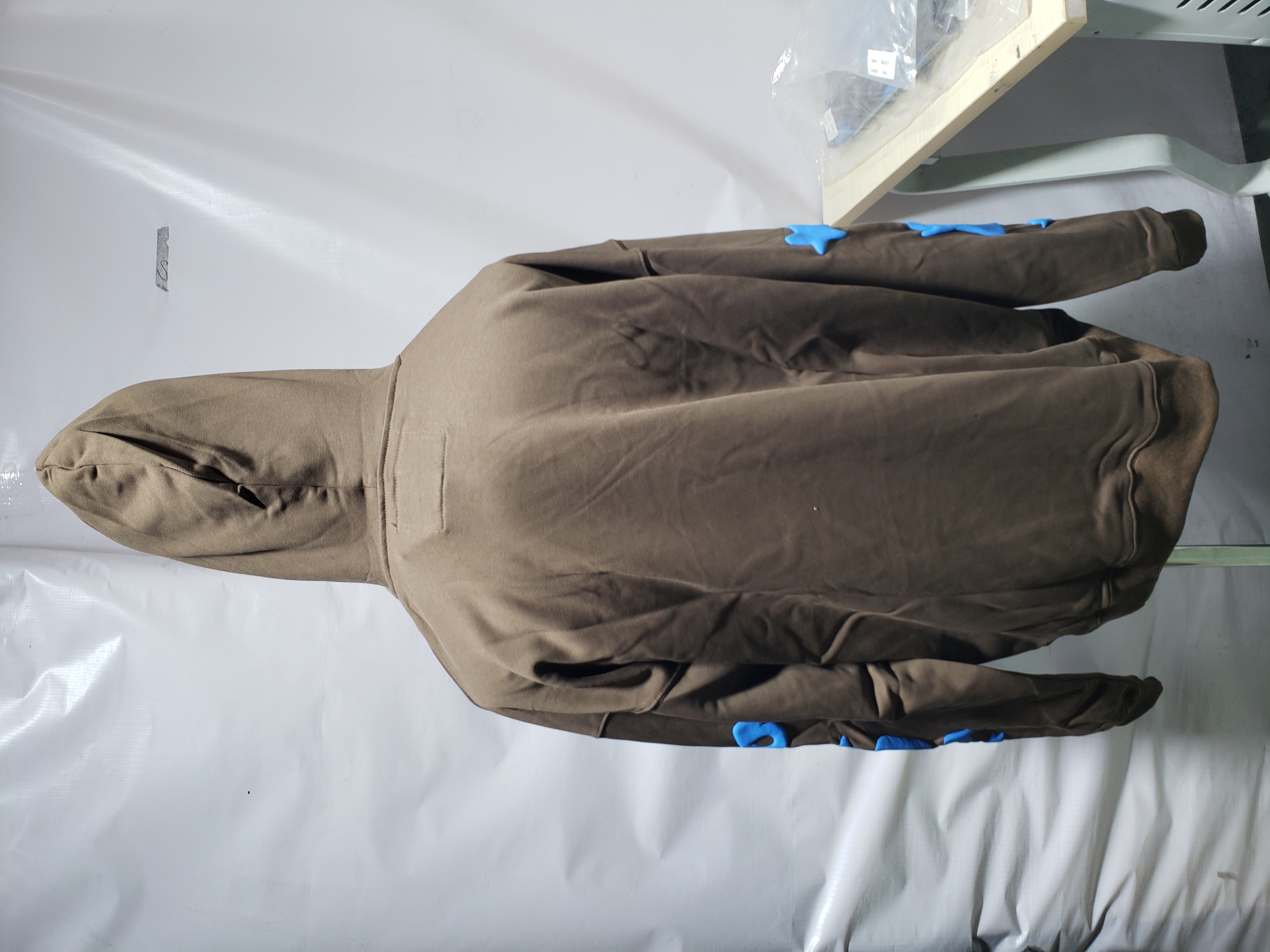 Sp5der Beluga Hoodie & Sweatpant Set Brown #8227 review Obosneaker 04