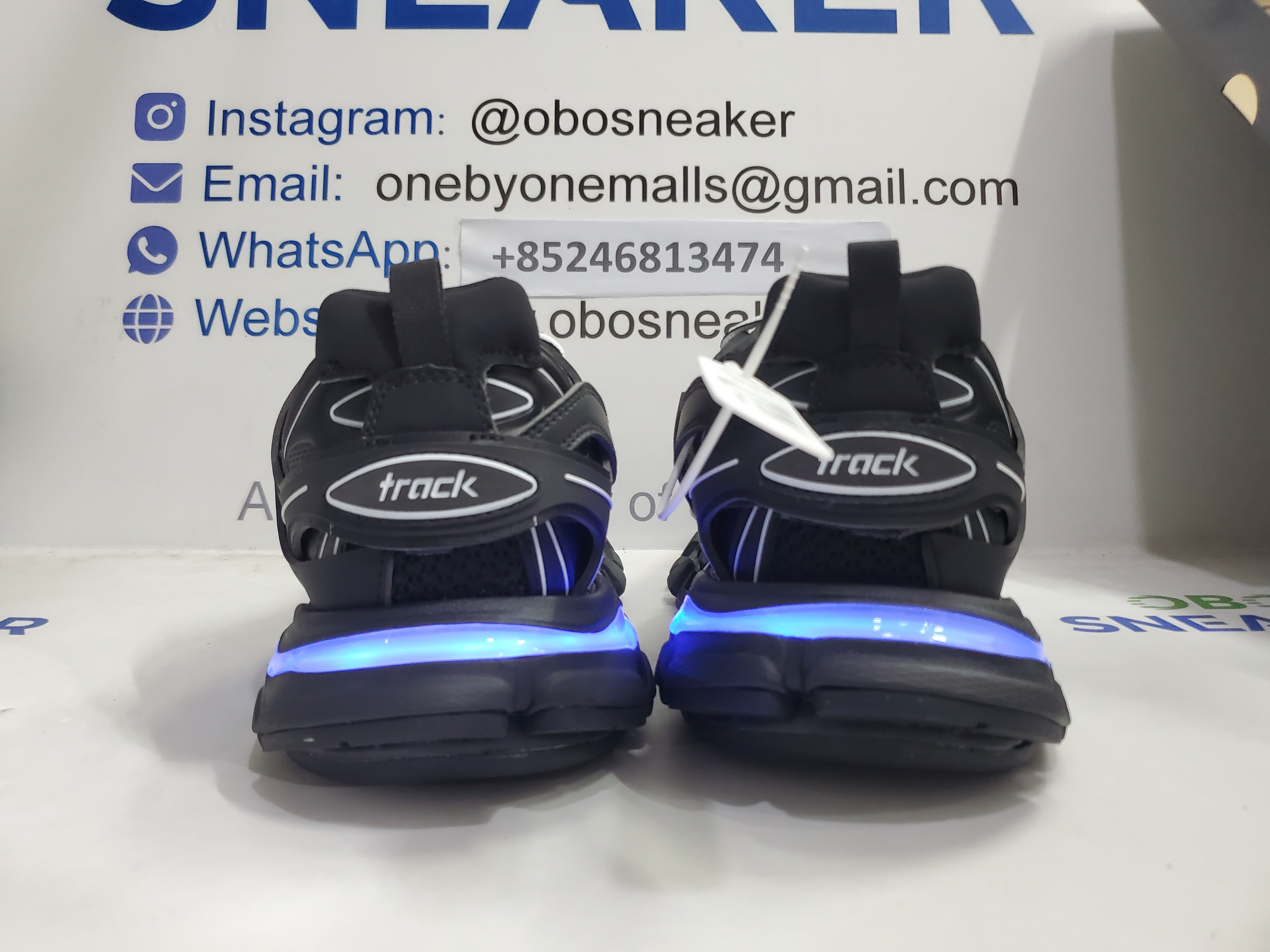 【FLASH SALE】Balenciaga Tess Black And White  542023 W1GB1 2045 (With LED) review Obosneaker 03