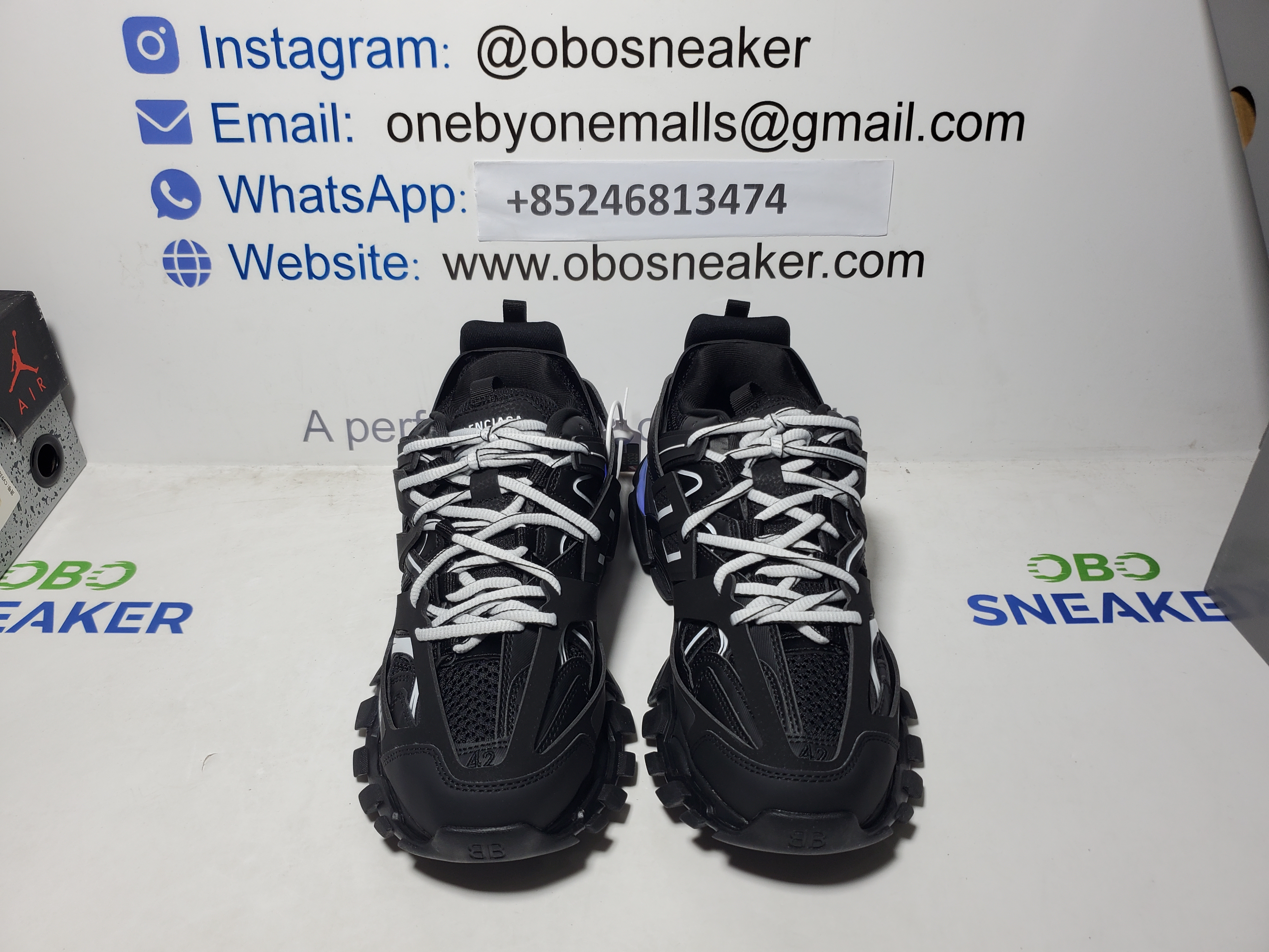 【FLASH SALE】Balenciaga Tess Black And White  542023 W1GB1 2045 (With LED) review Obosneaker 05