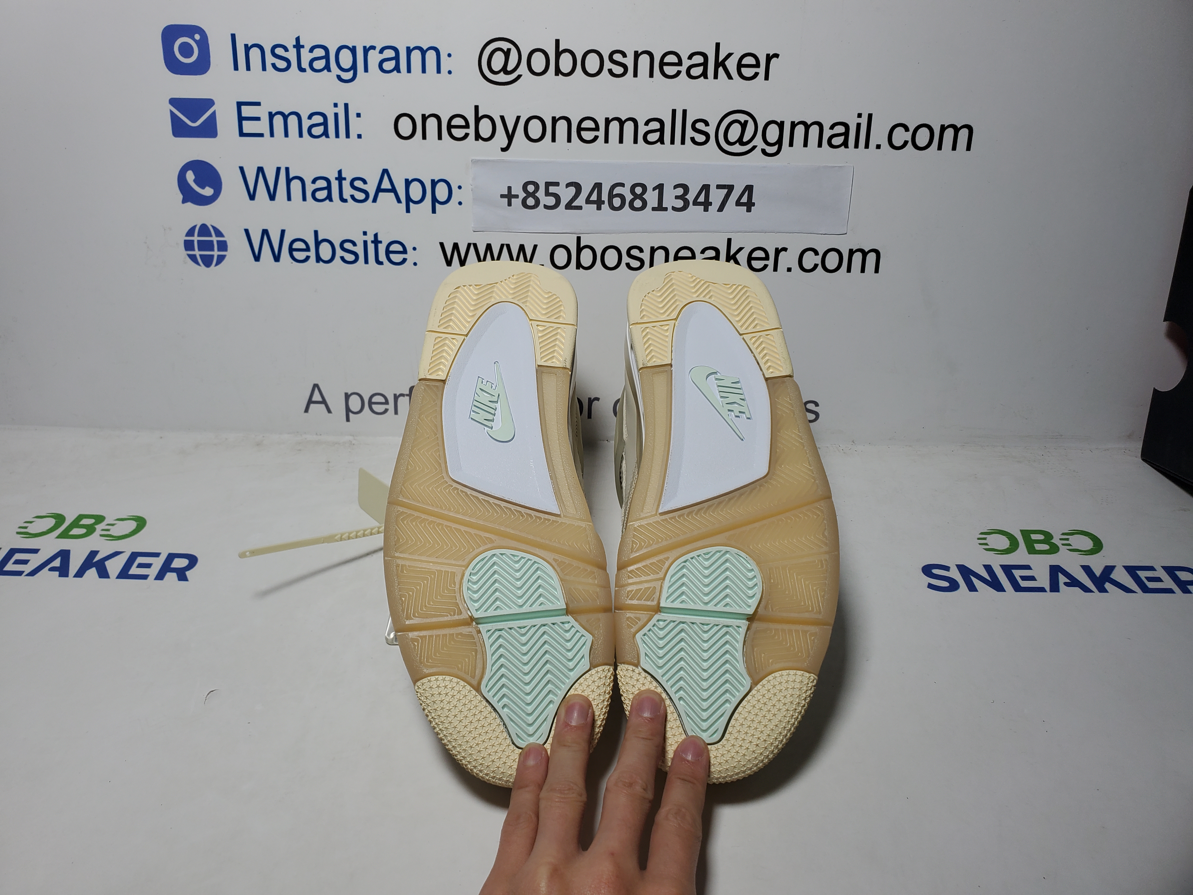 Jordan 4 Retro Off-White Sail (Women's)  CV9388-100  review Obosneaker 05