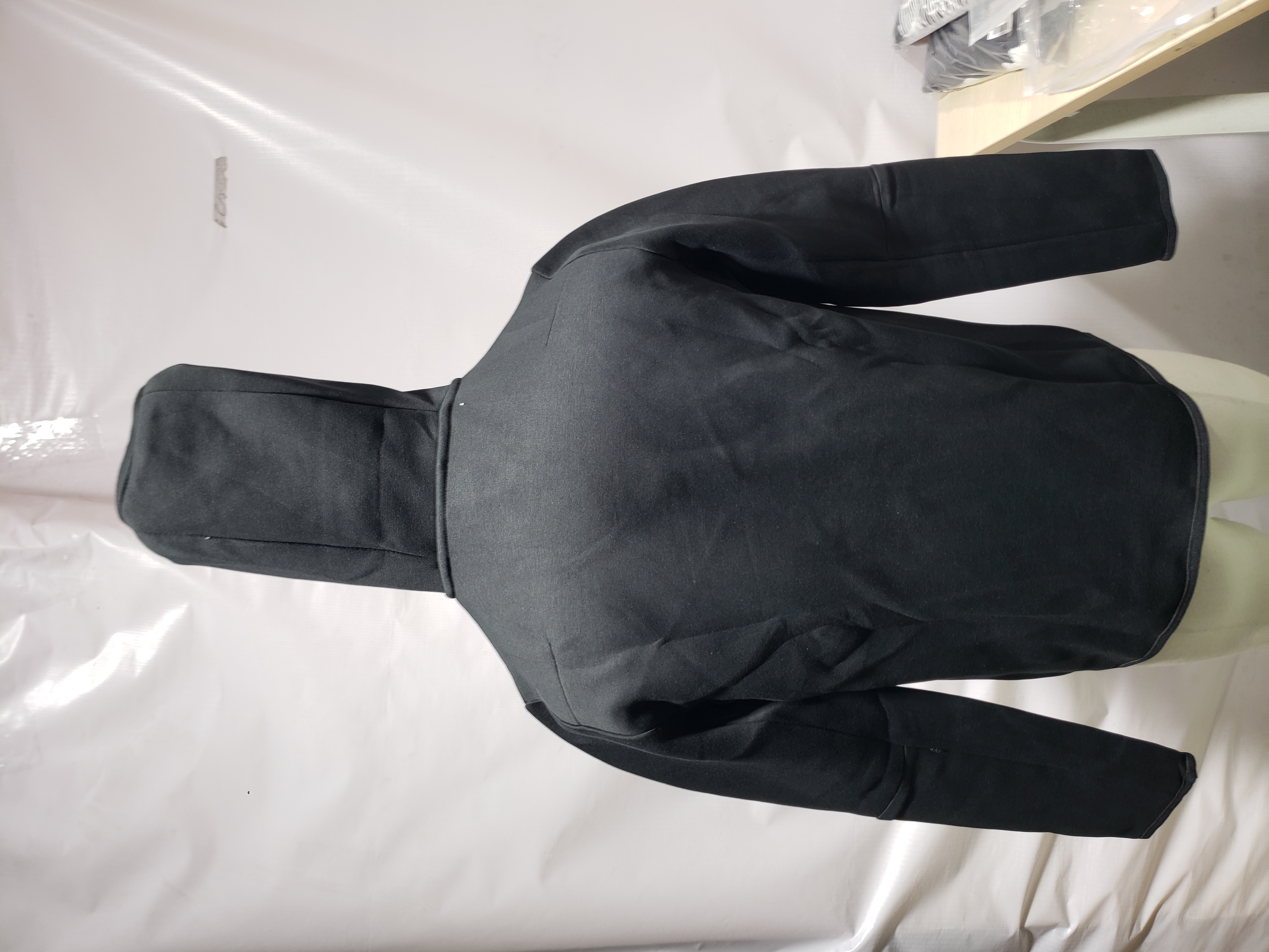 Nike Sportswear Tech Fleece Full-Zip Hoodie & Joggers Set Front Twill Black review Obosneaker 03