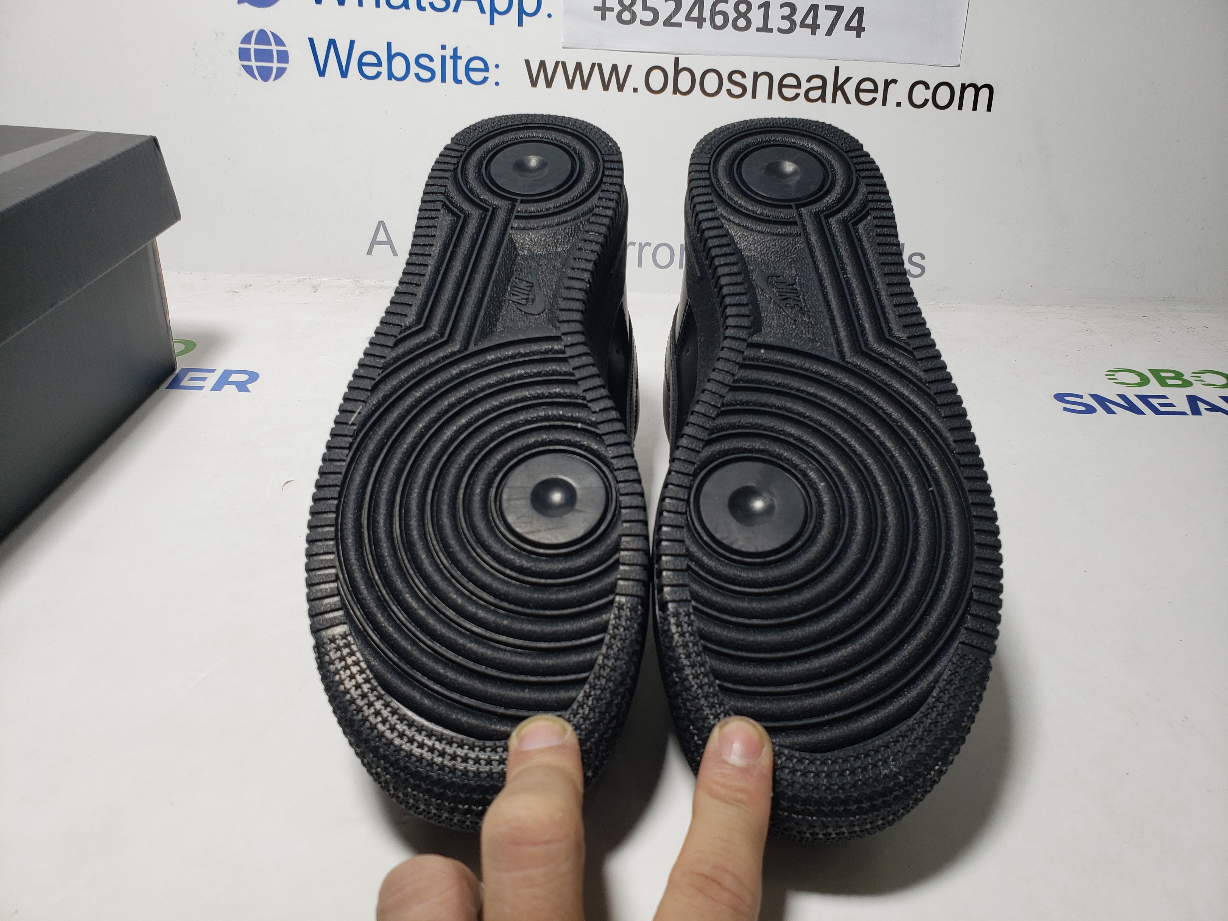 Supreme x Nike Air Force 1 Low Box Logo Black CU9225-001 review Obosneaker 04