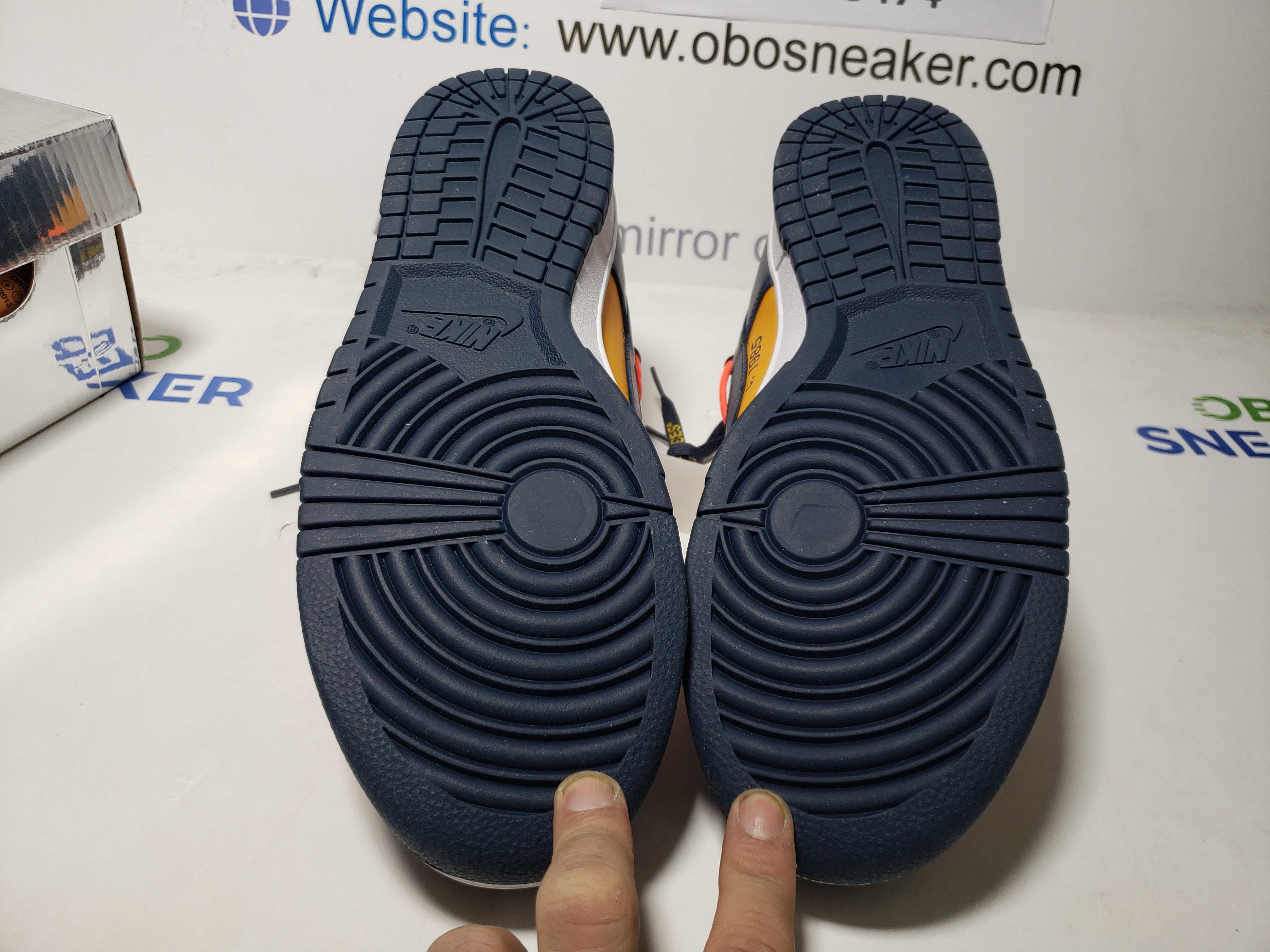 Nike Dunk Low Off-White University Gold CT0856-700 review Obosneaker 04