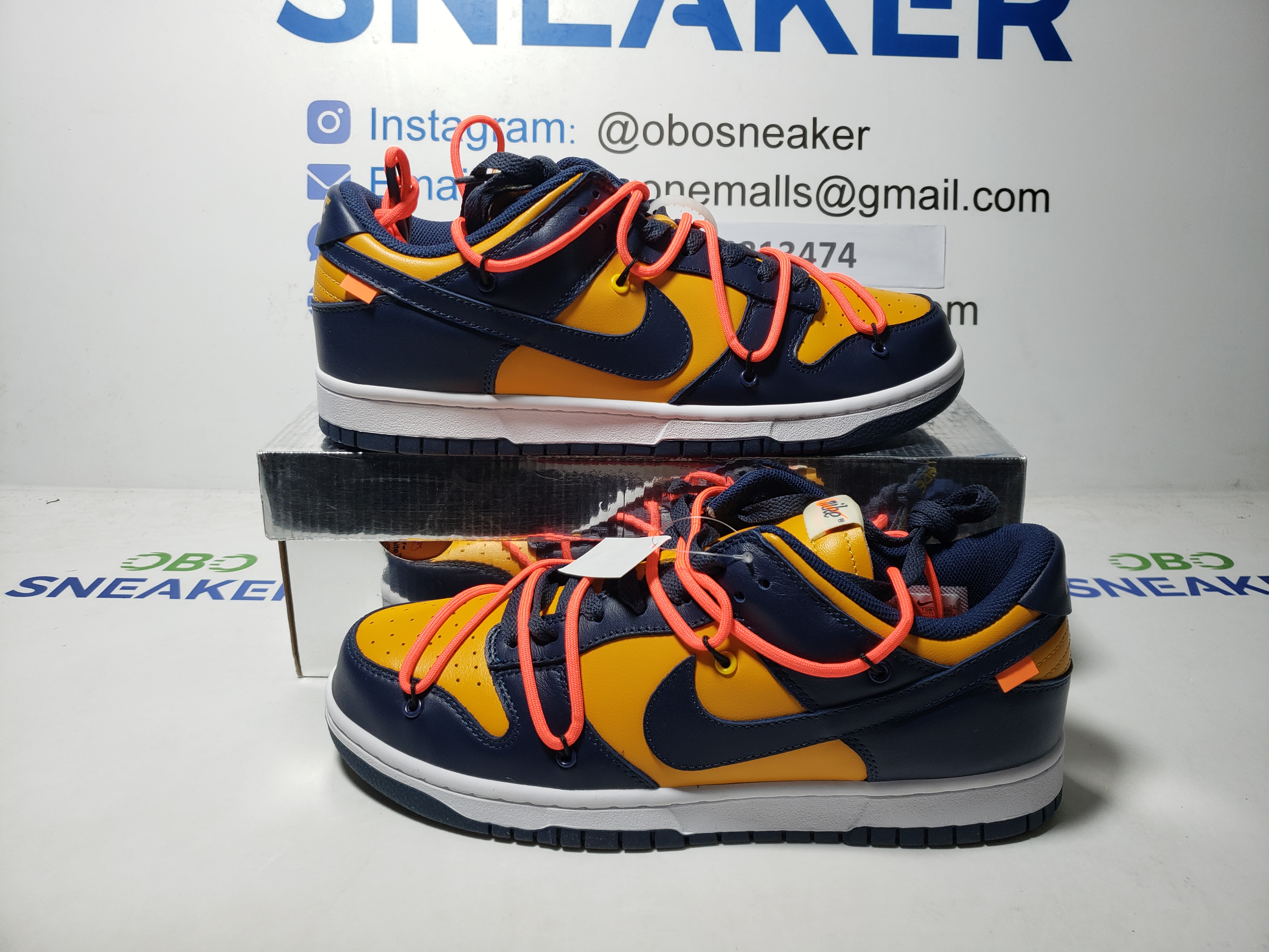 Nike Dunk Low Off-White University Gold CT0856-700 review Obosneaker 00