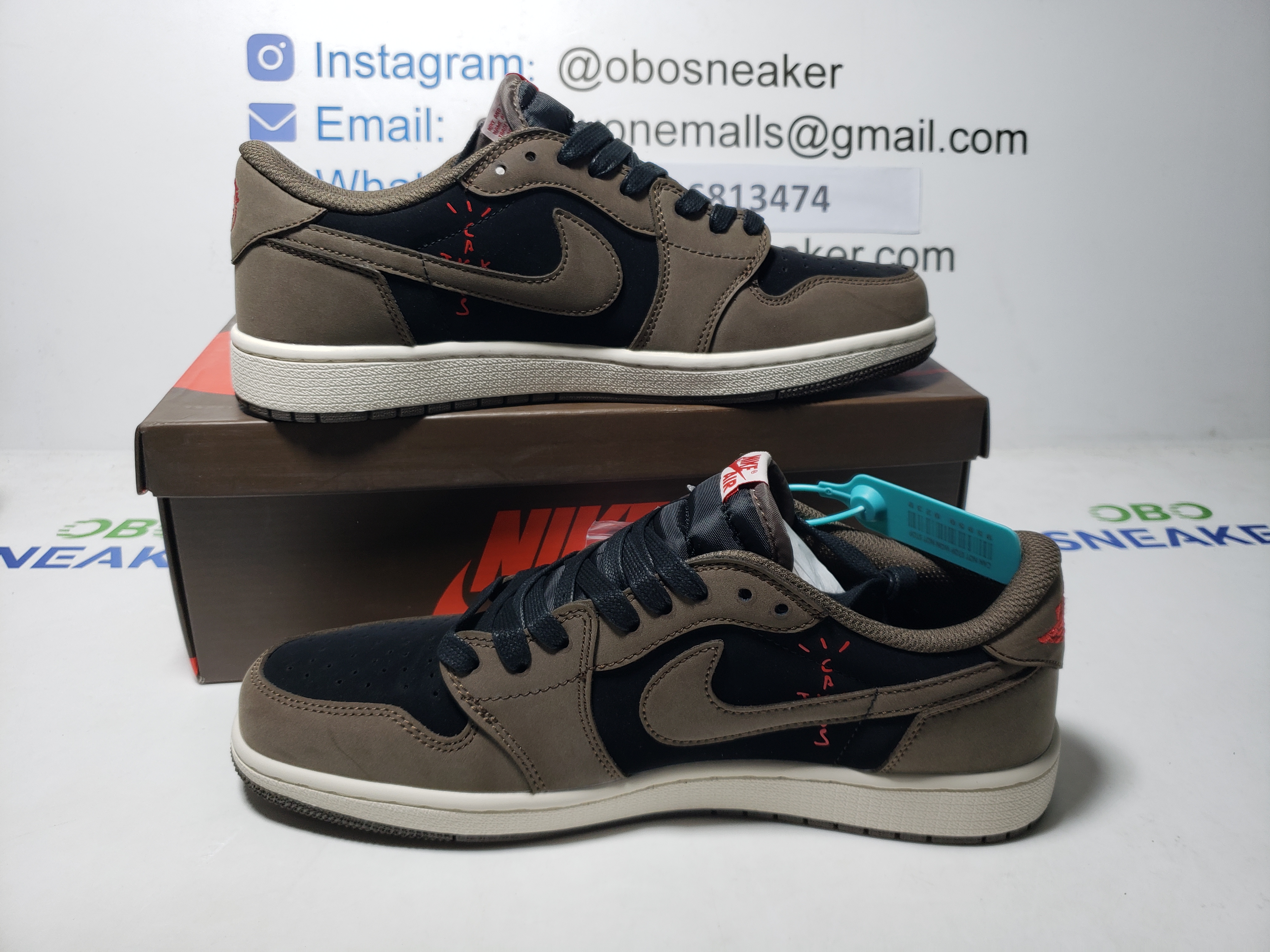 【$59 SALE】Travis Scott x Air Jordan 1 Low OG SP-T CQ4277-001 review Obosneaker 01