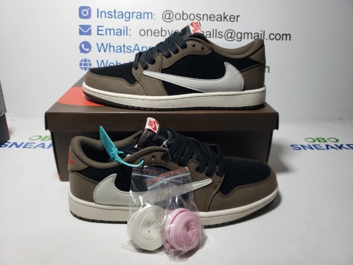 【$59 SALE】Travis Scott x Air Jordan 1 Low OG SP-T CQ4277-001 review 