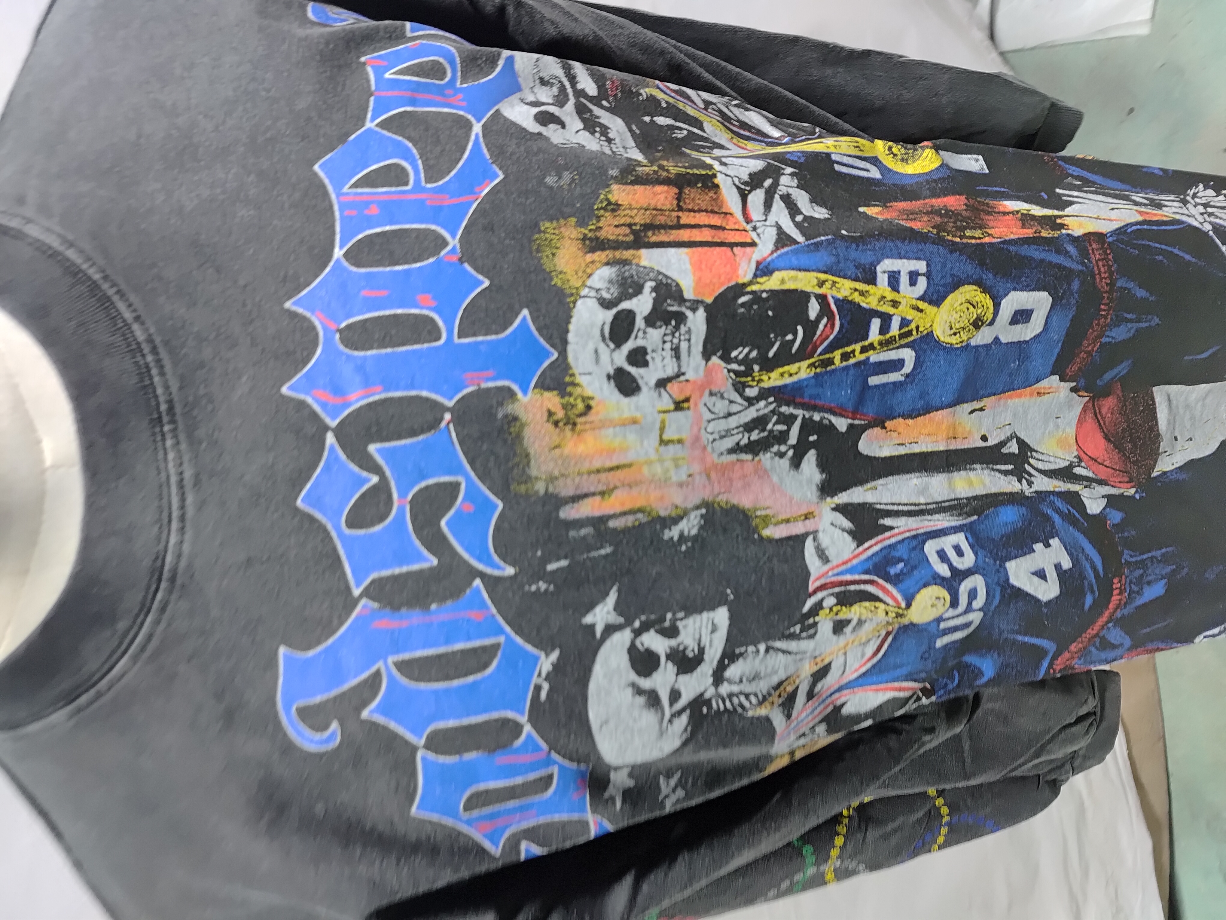 Godspeed Dream Team Long Sleeve T-shirt #1106 Black Wash review Obosneake 02