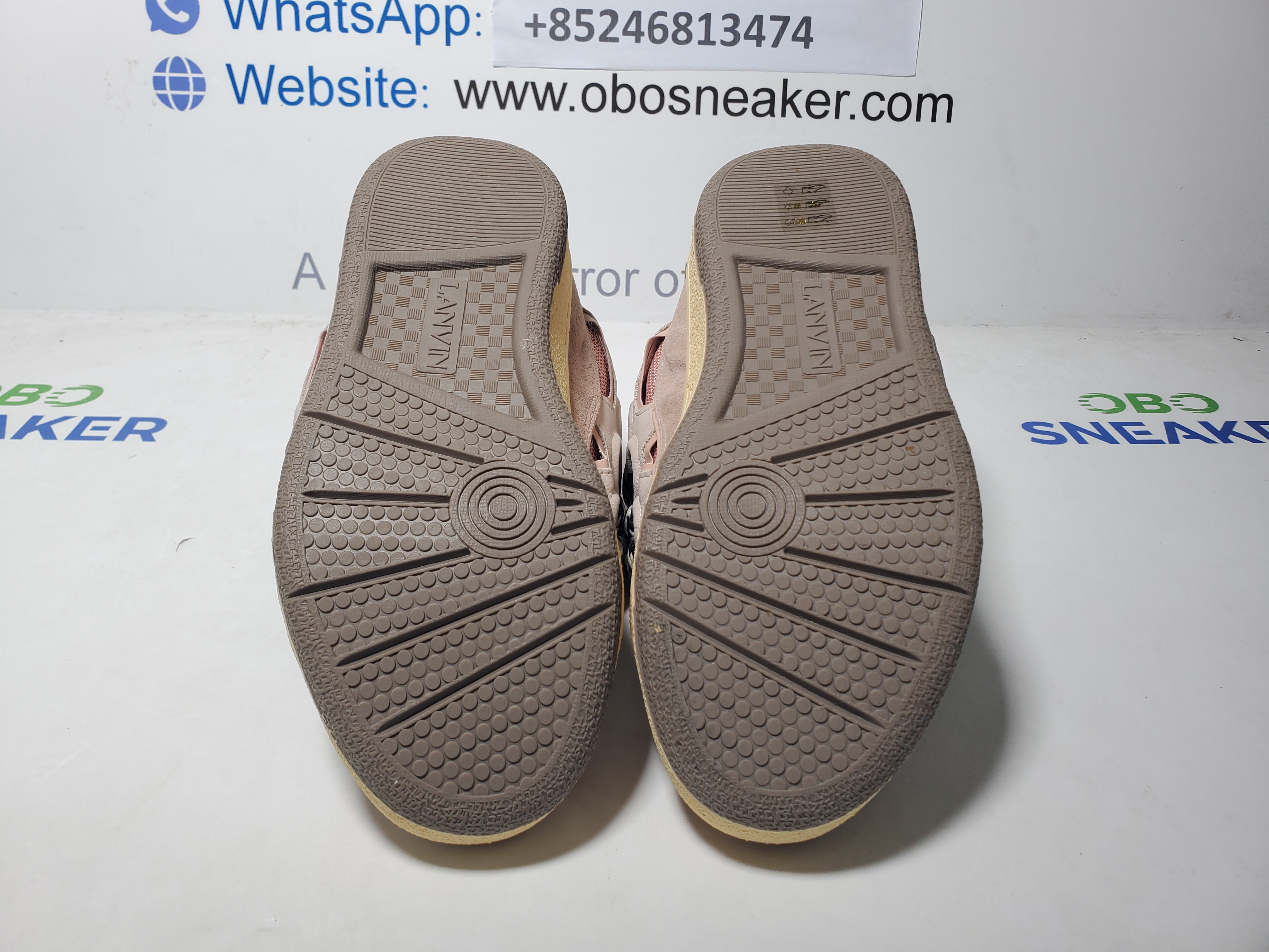 Lanvin Leather Curb Curb Pink FM-SKRK11-DRAG-A2051 review Obosneaker 04