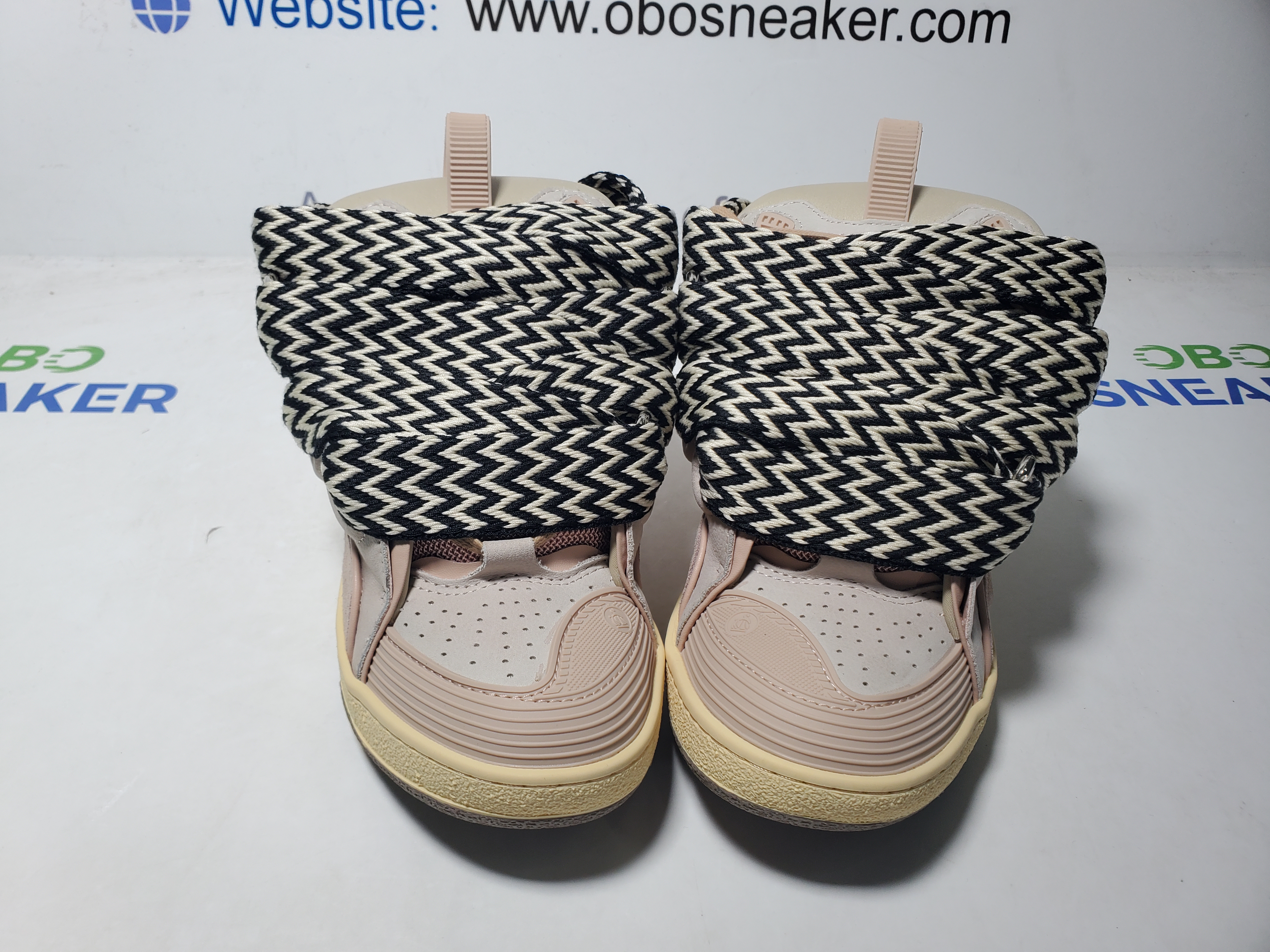 Lanvin Leather Curb Curb Pink FM-SKRK11-DRAG-A2051 review Obosneaker 03