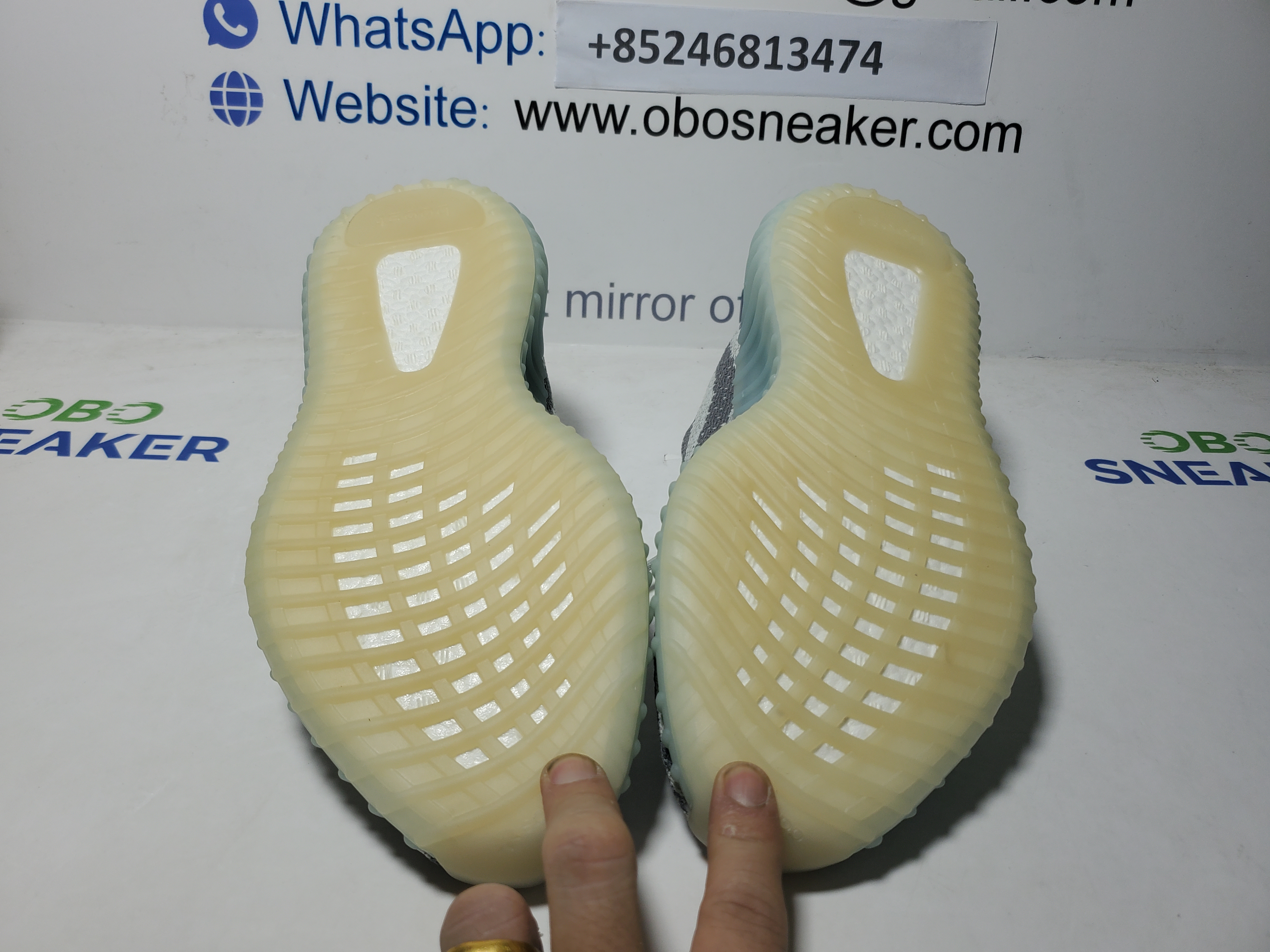 Adidas Yeezy Boost 350 V2 Blue Tint (2017/2023) B37571 review Obosneaker 04