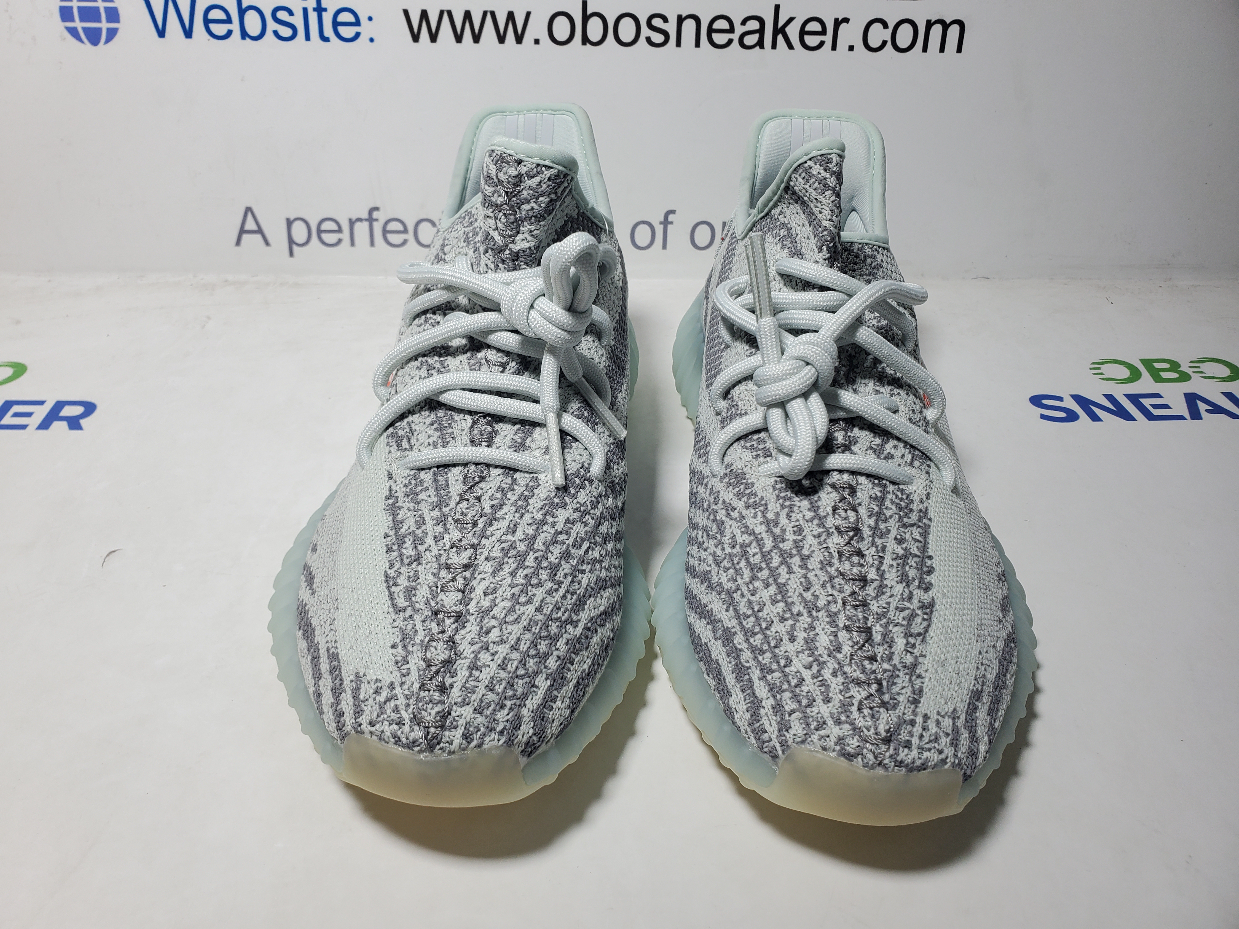 Adidas Yeezy Boost 350 V2 Blue Tint (2017/2023) B37571 review Obosneaker 03