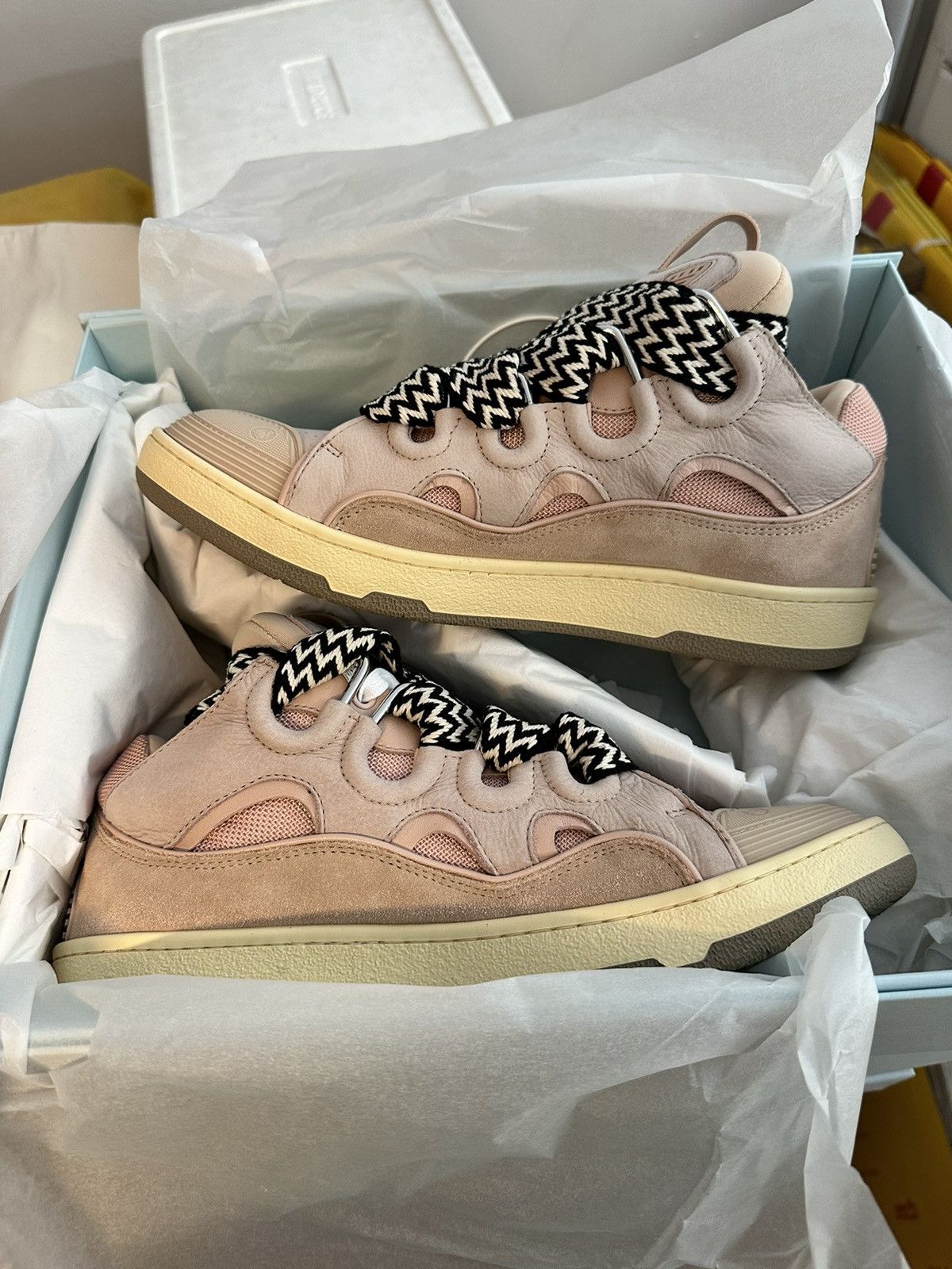 Lanvin Leather Curb Curb Pink FM-SKRK11-DRAG-A2051 review Youzgje