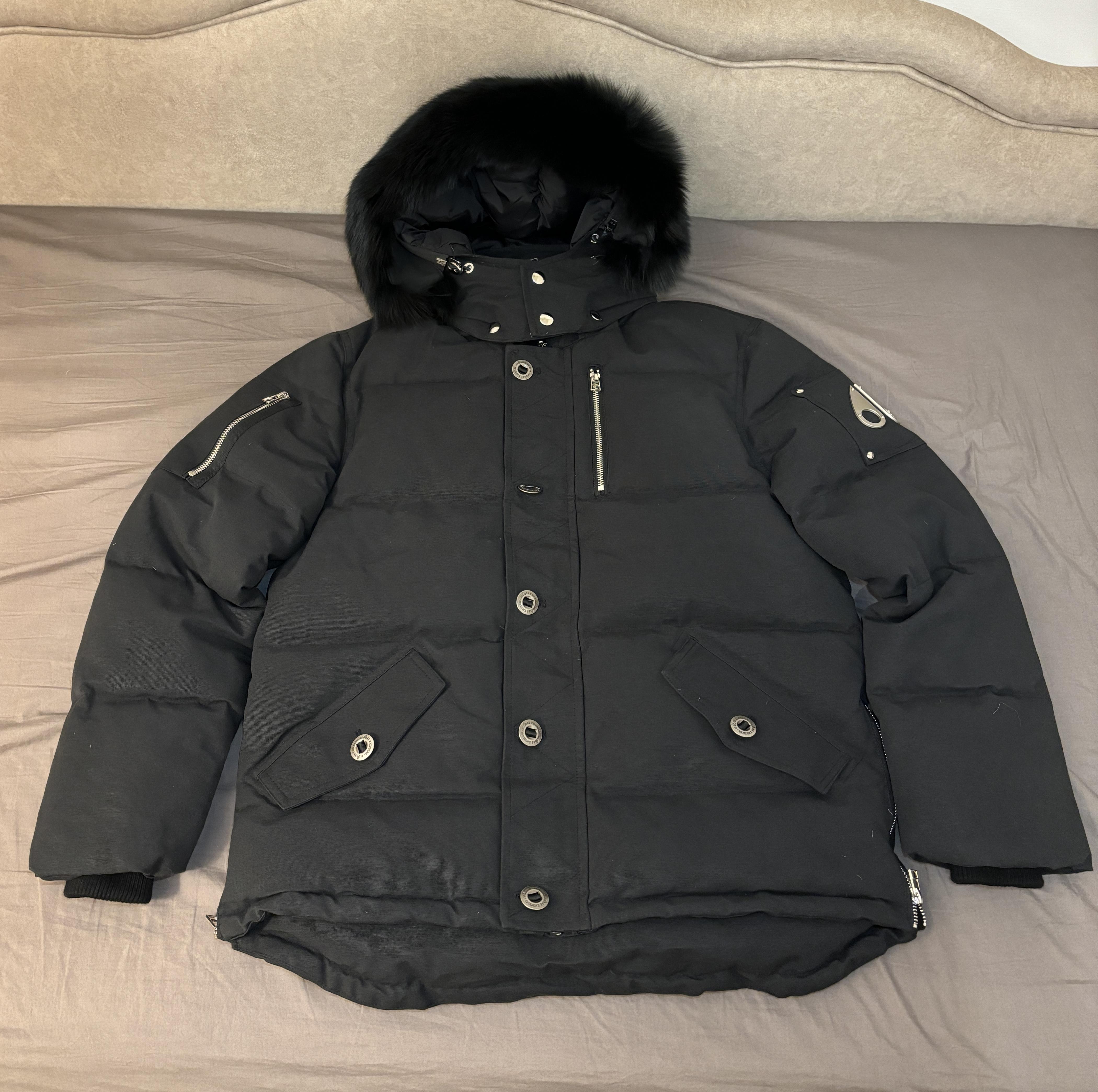 Moose Knuckles Men's Shearling 3Q Jacket Black review Earl