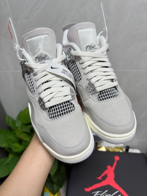 TOP Version Air Jordan 4 WMNS Frozen Moments AQ9129-001 review 