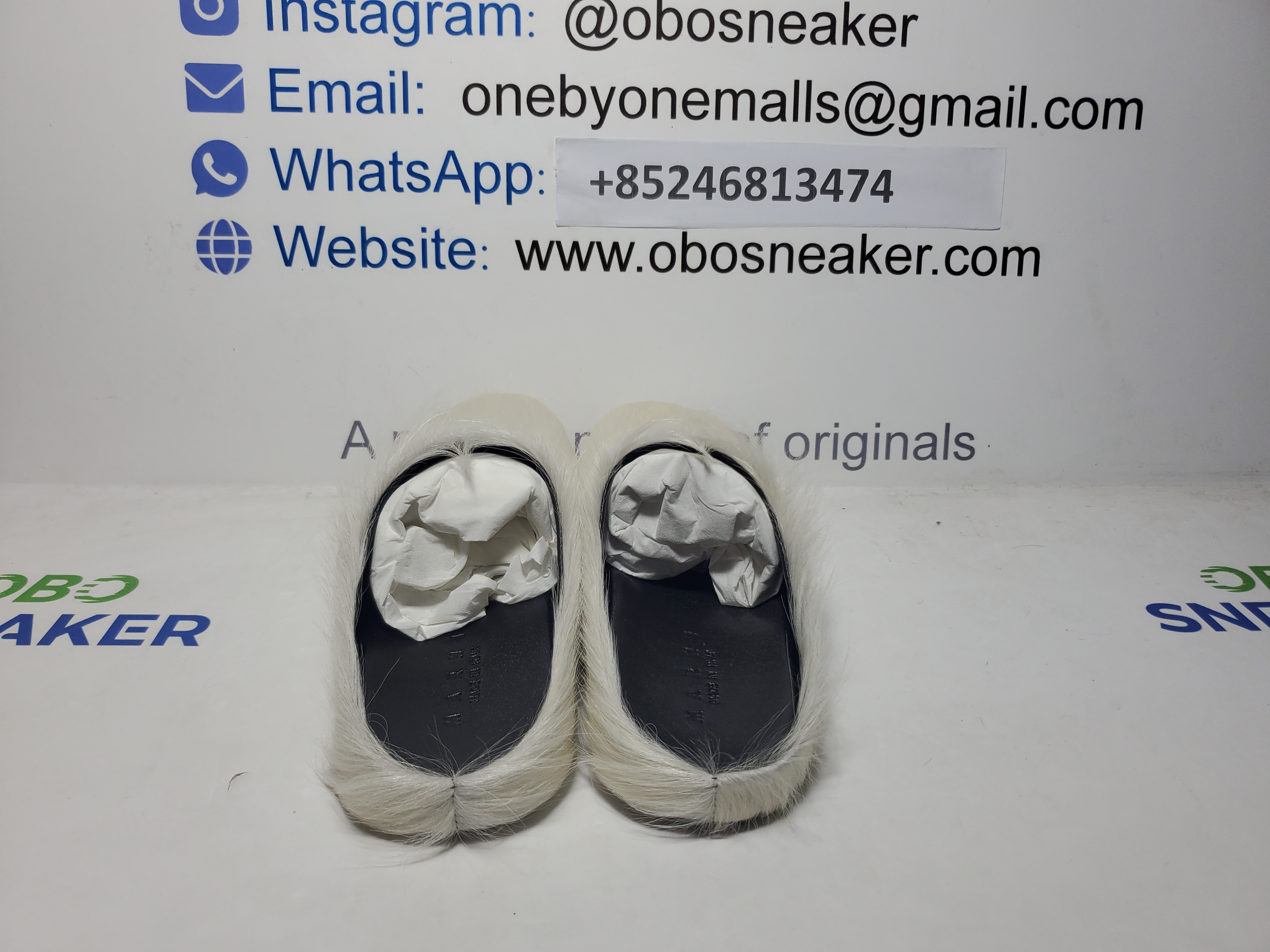 Marni Long-Hair Calfskin Fussbett Sabot White SBMR000600P412200W02 review Obosneaker 01