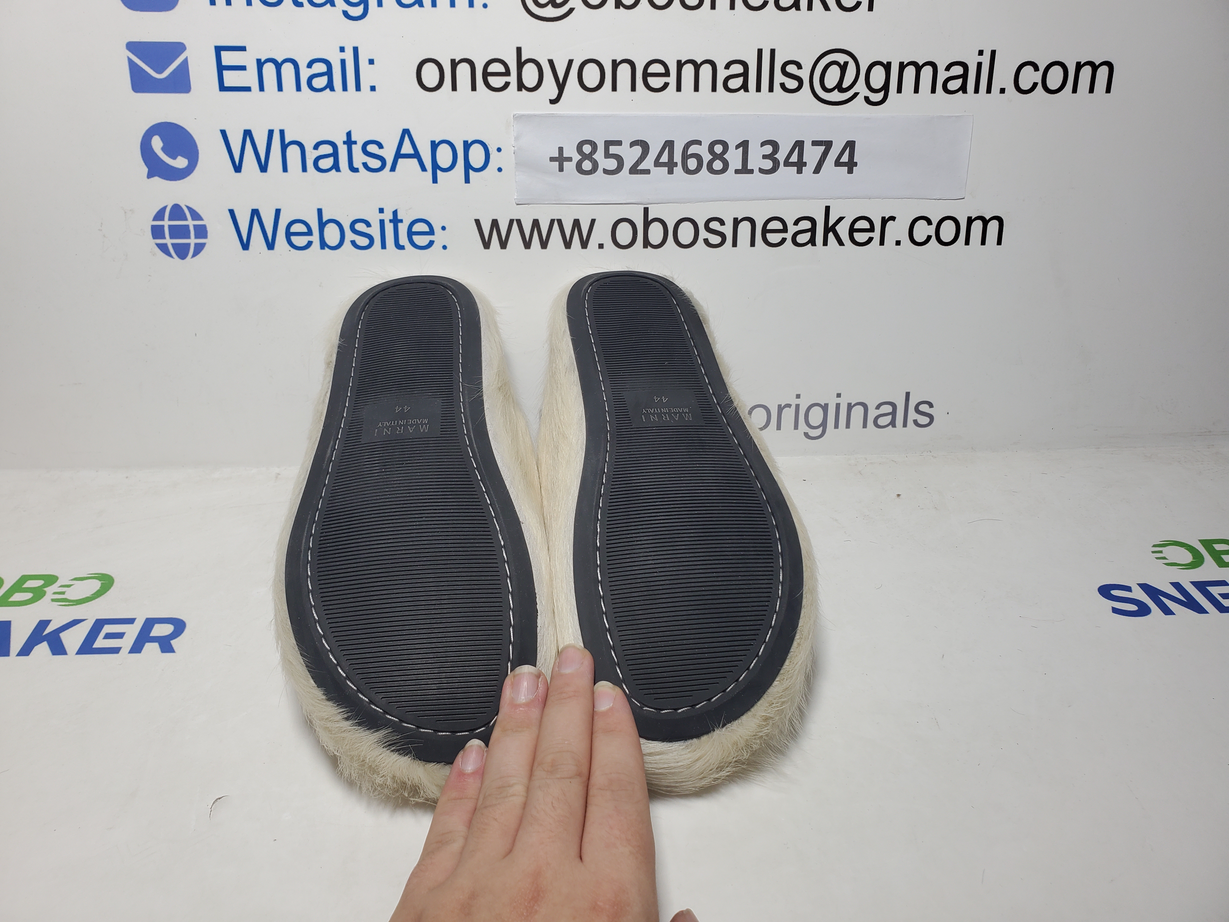 Marni Long-Hair Calfskin Fussbett Sabot White SBMR000600P412200W02 review Obosneaker 04