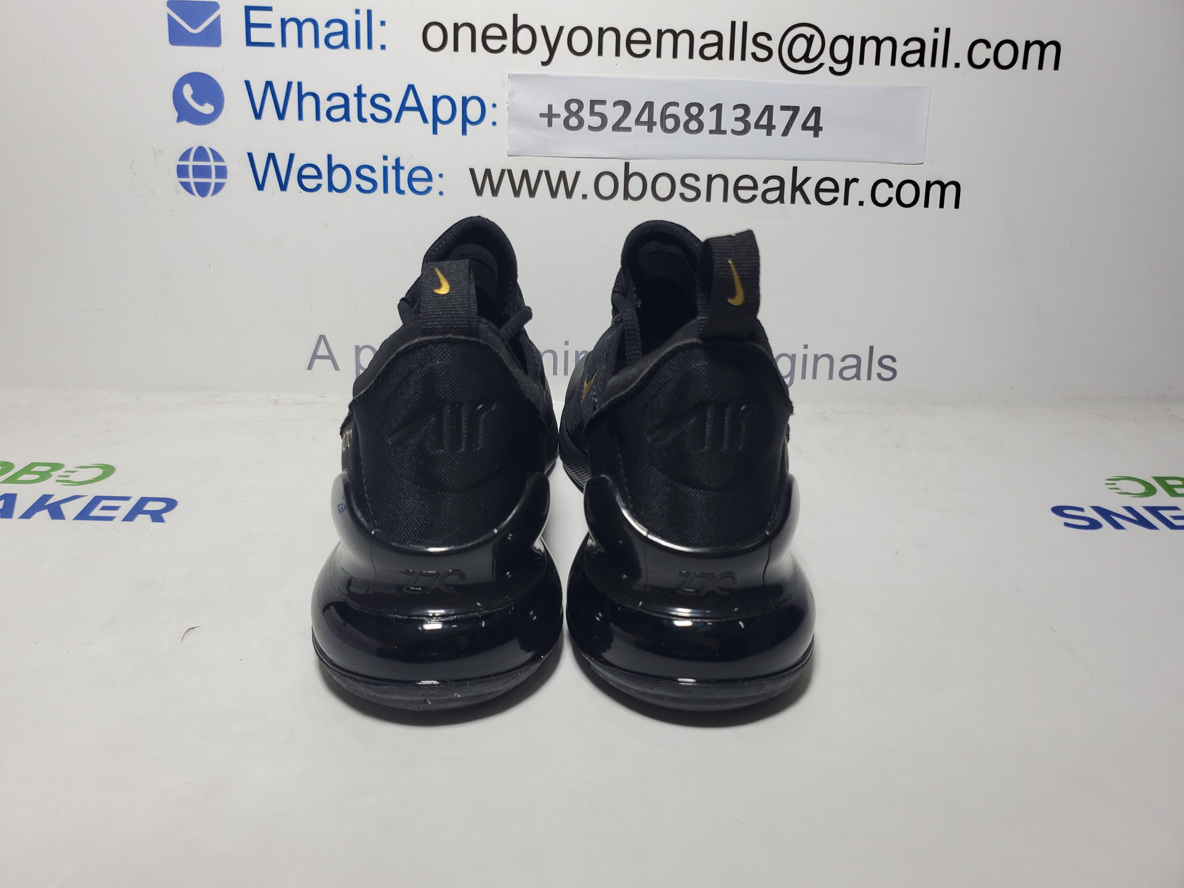  Nike Air Max 270 Black Gold  AH8050-007 review Obosneaker 01